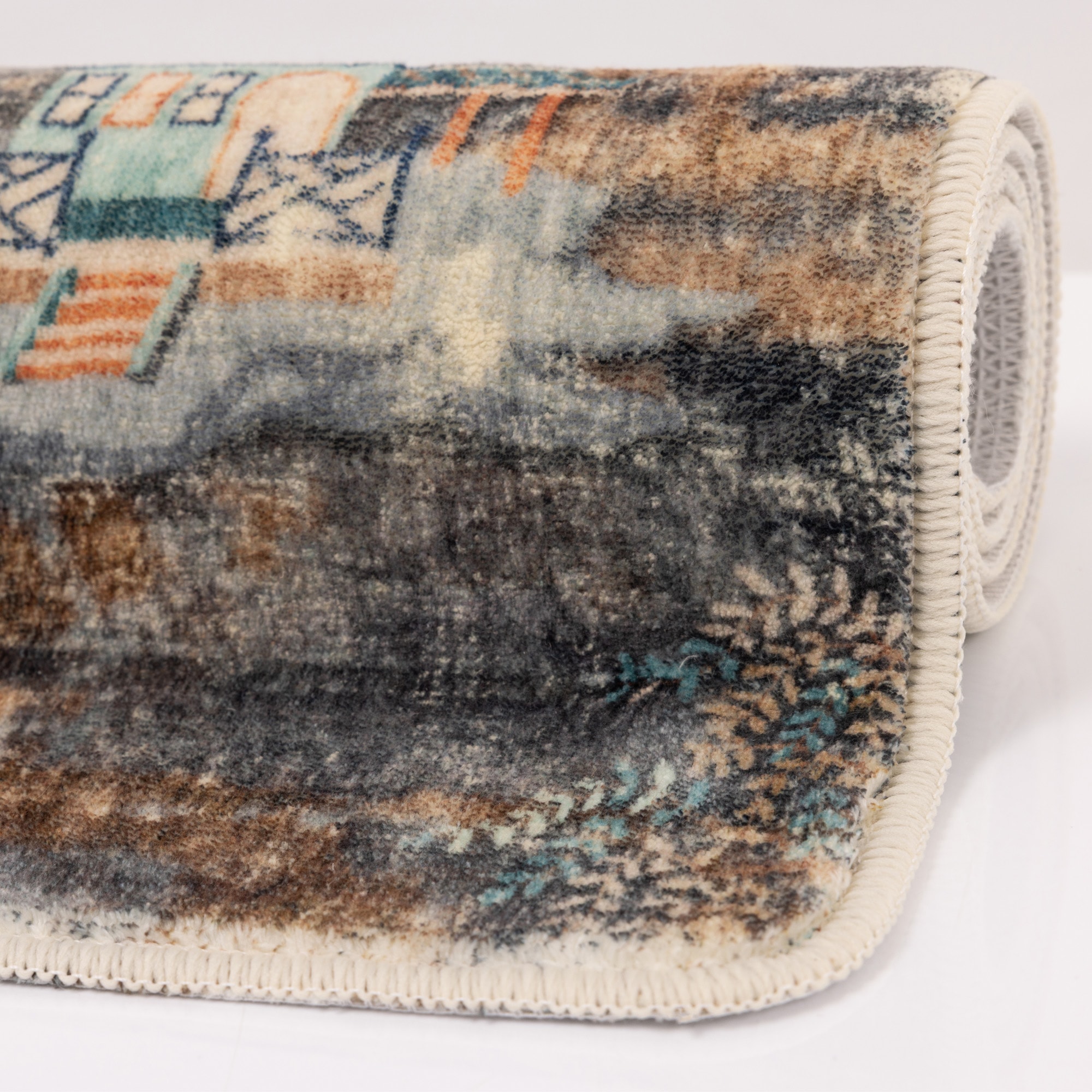 Gino Falcone Tapis de bain »Aquata GF-164, Badvorleger, Badezimmer Teppich« Höhe 7 mm revêtement antidérapant Badteppich, bedruckt, rechteckig