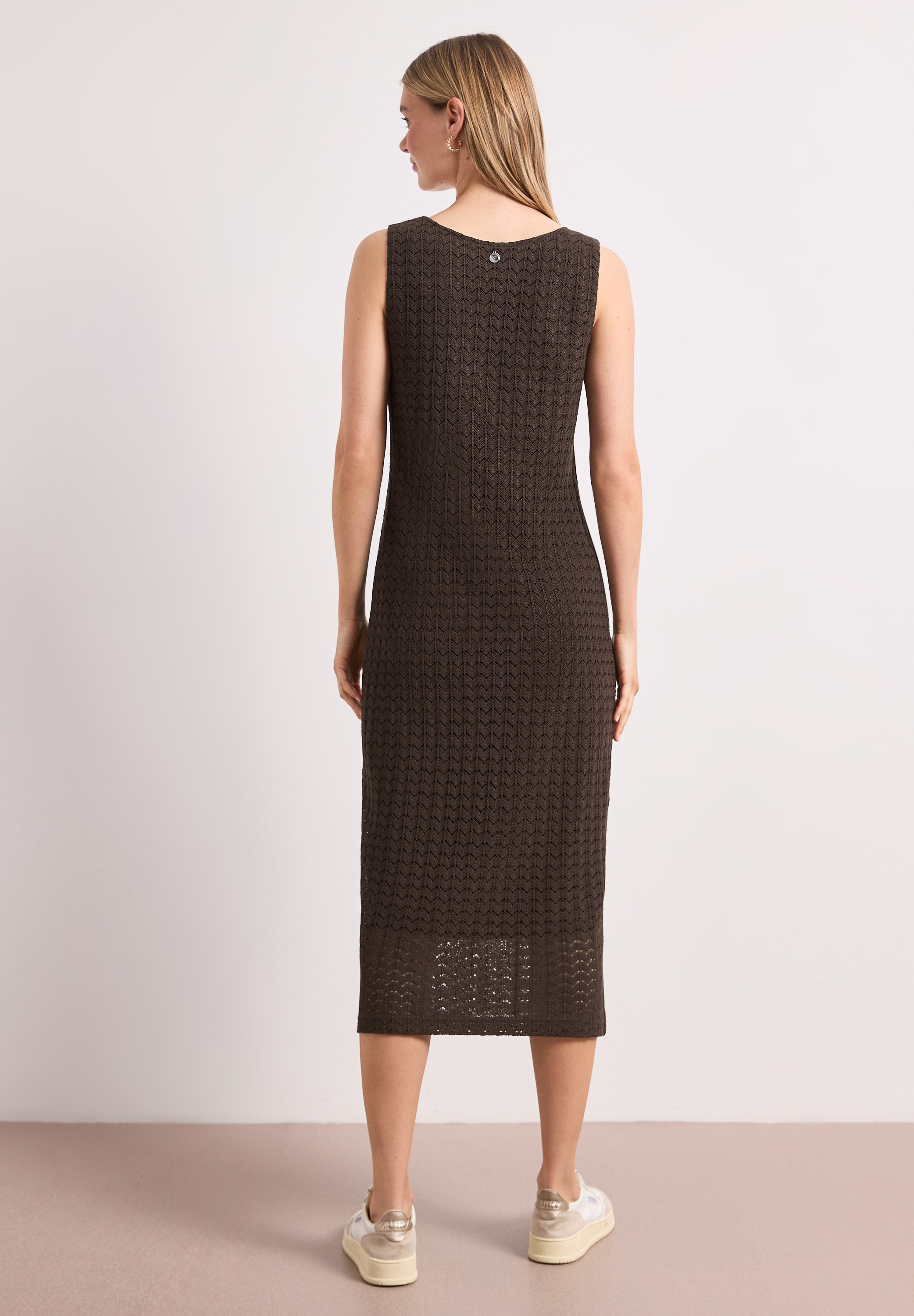 Image of STREET ONE Midikleid Ohne Taschen mit V-Neck aus Spitze