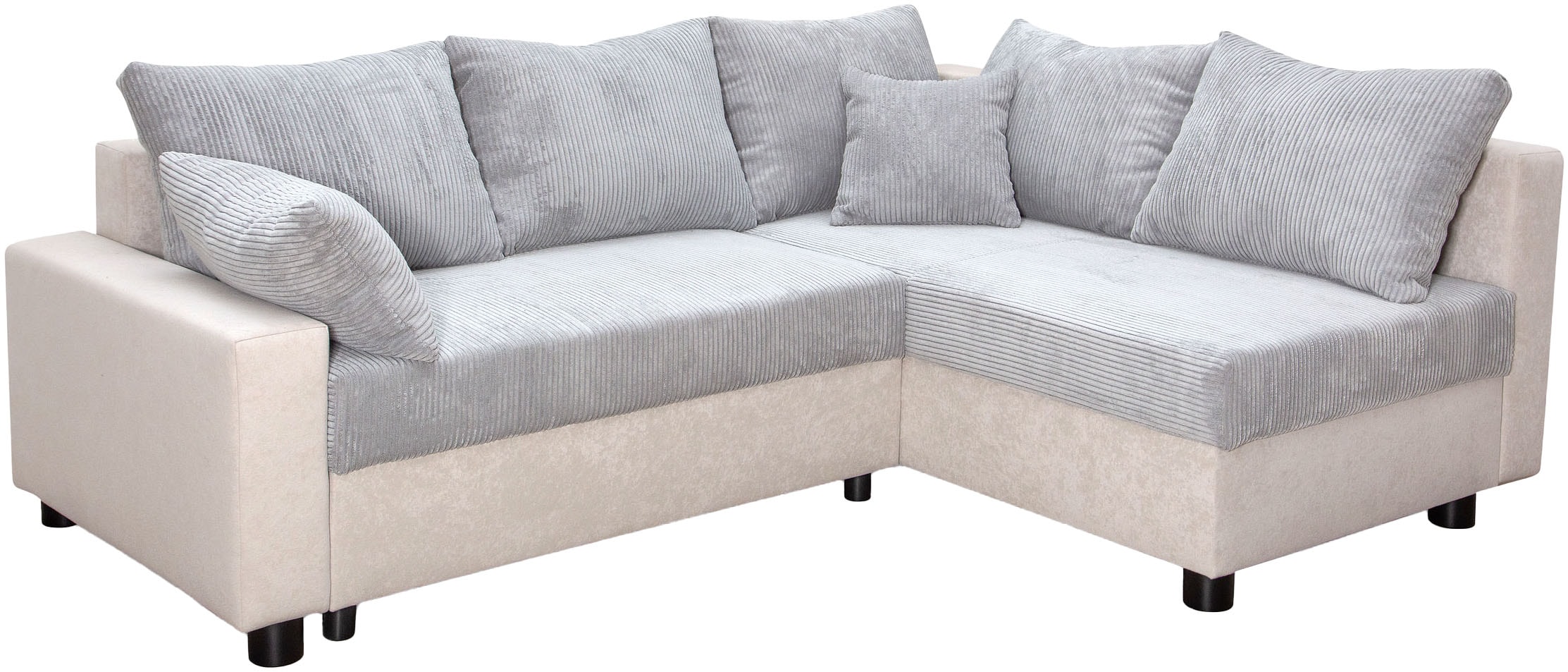 COLLECTION AB Ecksofa »30 Jahre Jubiläums-Modell Parma L-Form«, mit Schlaffunktion und Bettkasten, inklusive Kissen, Bonellfederkern