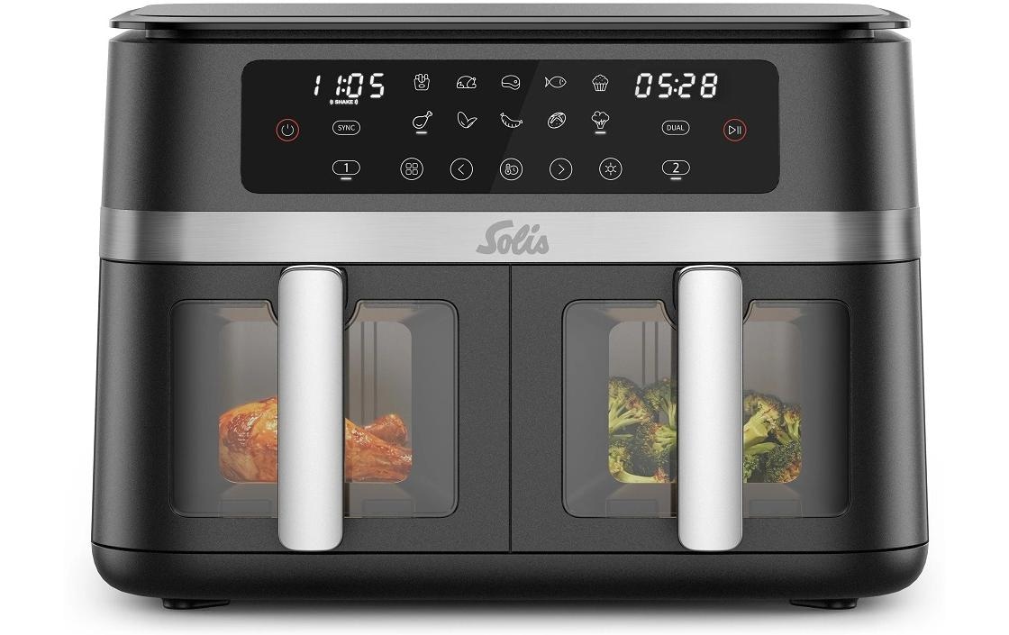 SOLIS OF SWITZERLAND Heissluftfritteuse »Air Fry Duo 7,5 l«