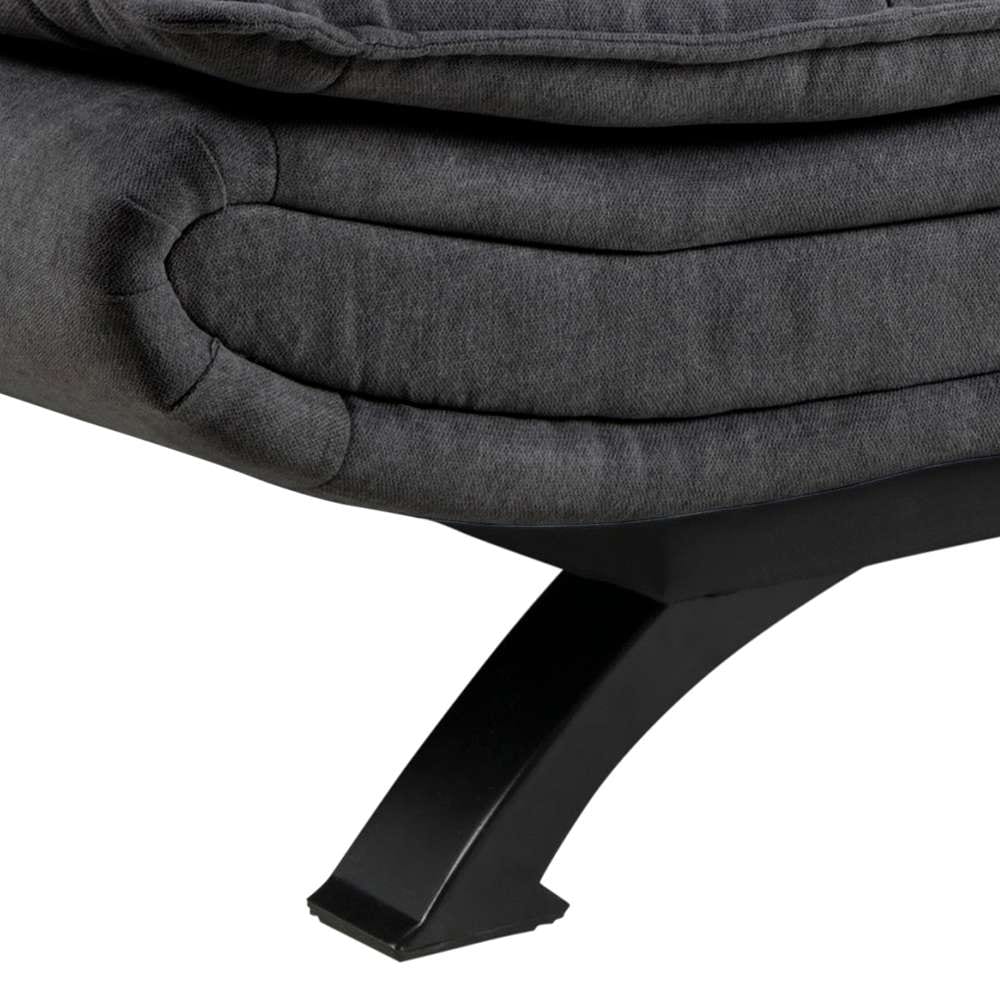 ACTONA GROUP Schlafsofa »VANBY Couch, Gästebett,  Liegesofa mit Microfaserbezug, Schlaffunktion« Bettsofa, Grau, Stoff, Stahl, Click & Clack-Funktion, Breite: 196 cm