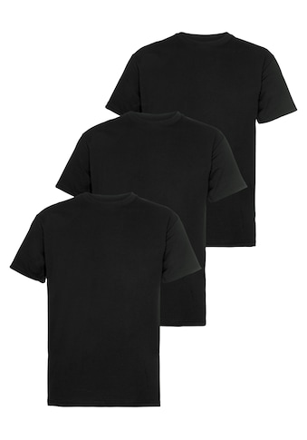 T-Shirt, (Packung, 3 tlg.)