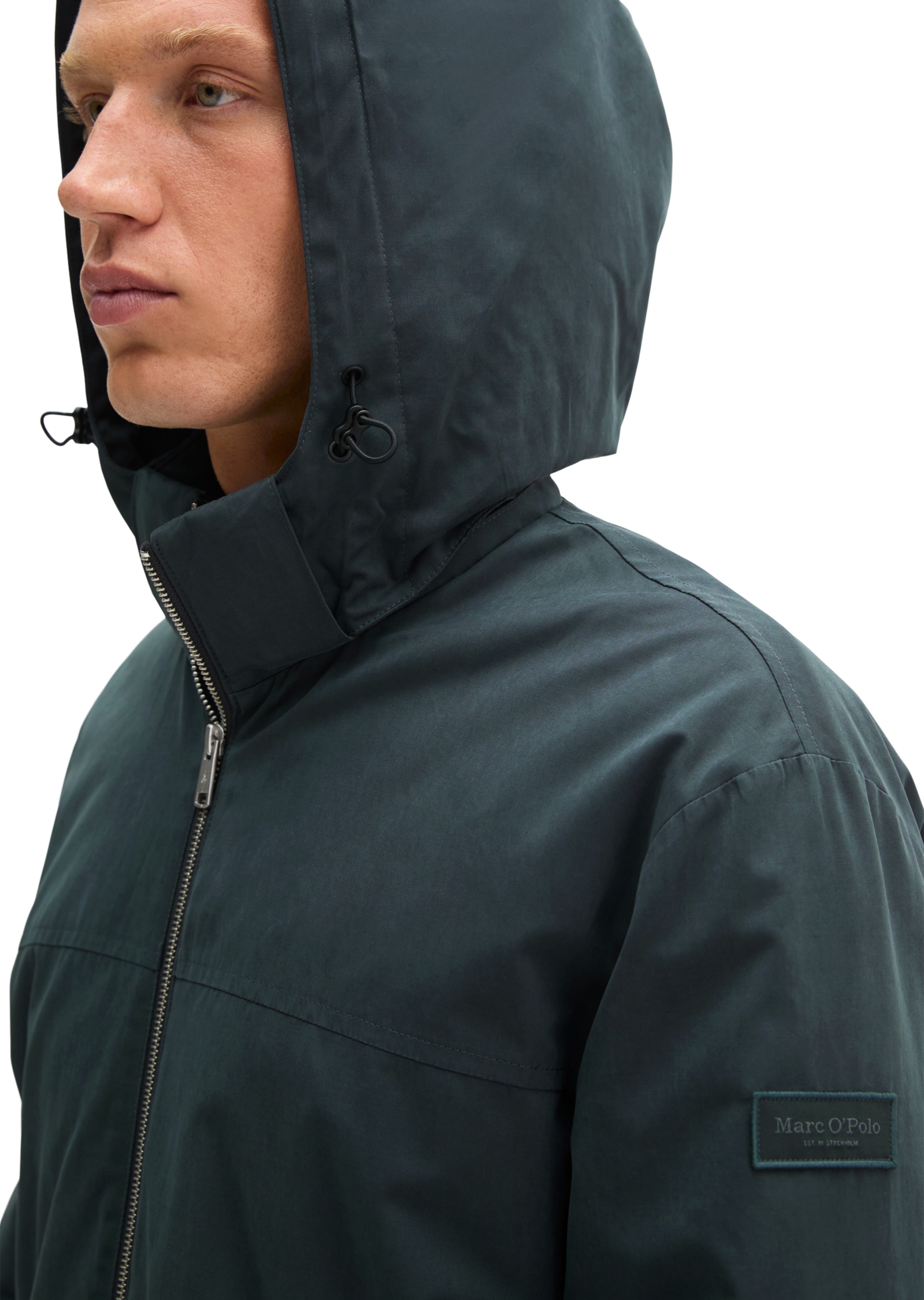 Marc O'Polo Blouson avec capuche coupe régulière avec capuche amovible