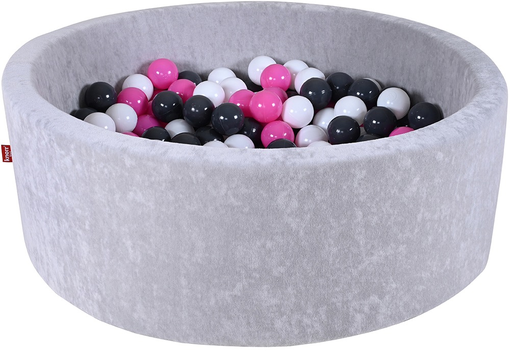 Image of Knorrtoys® Bällebad »Soft, Grey«, mit 300 Bällen creme/Grey/rose; Made in Europe bei Ackermann Versand Schweiz