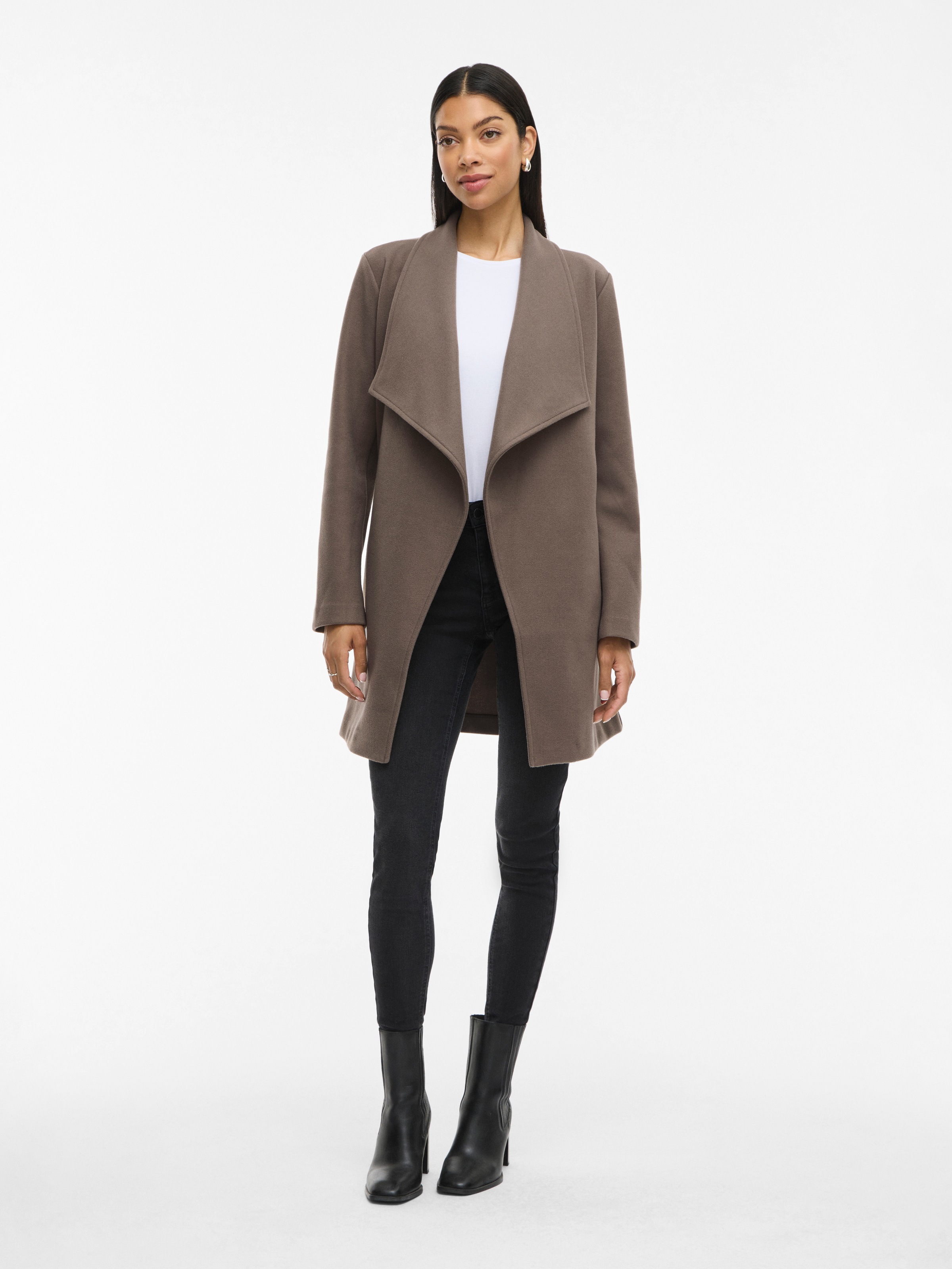 Vila Kurzmantel »VICOOLEY COLLAR BELT COAT - NOOS«
