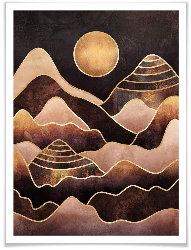 Image of Wall-Art Poster »Sonnenuntergang«, Sonnenuntergang, (1 St.) bei Ackermann Versand Schweiz
