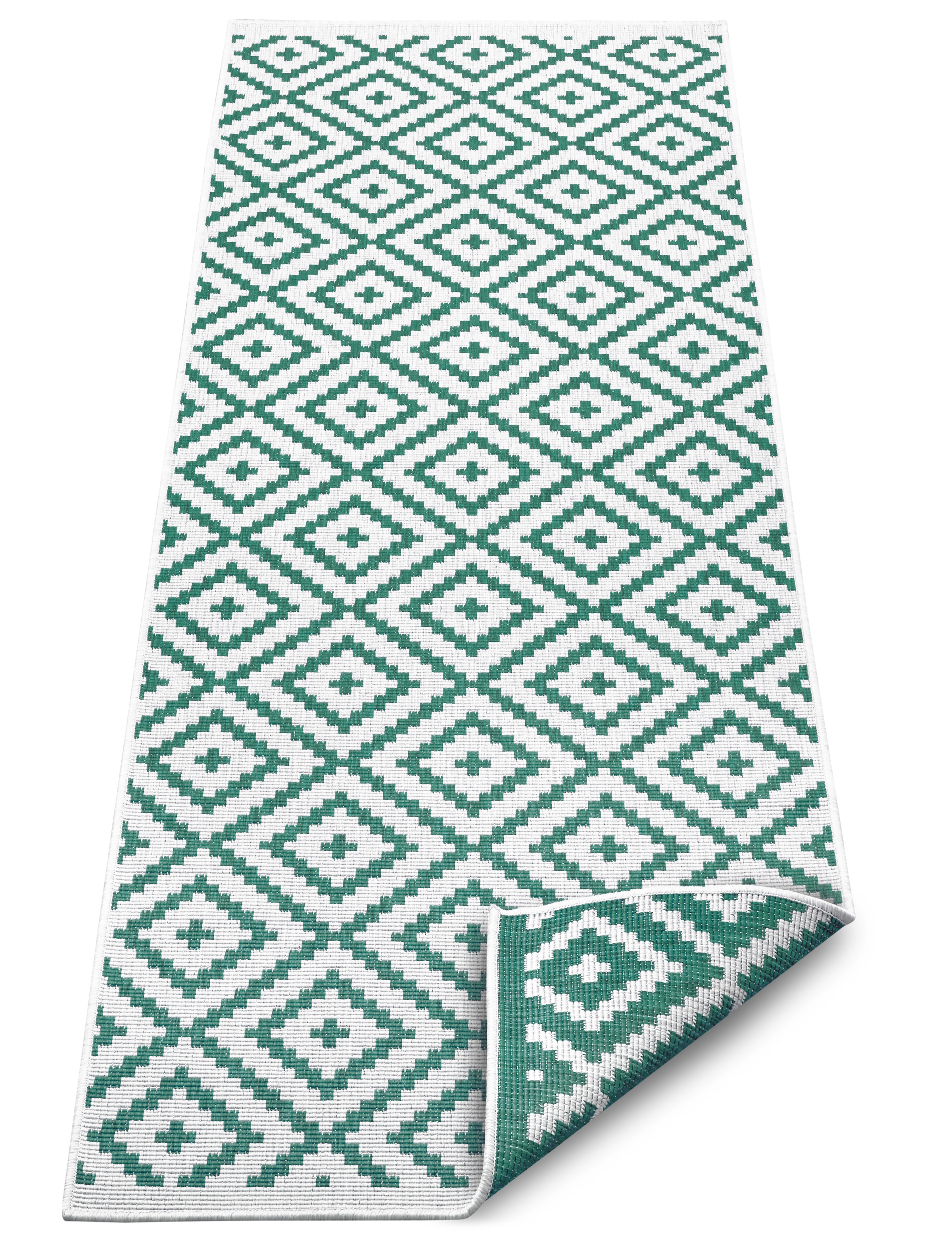 my home Läufer »Ronda Wendeteppich« rechteckig 5 mm Höhe Sisal-Optik, Flachgewebe, In-  und Outdoor, geometrisches Boho Design