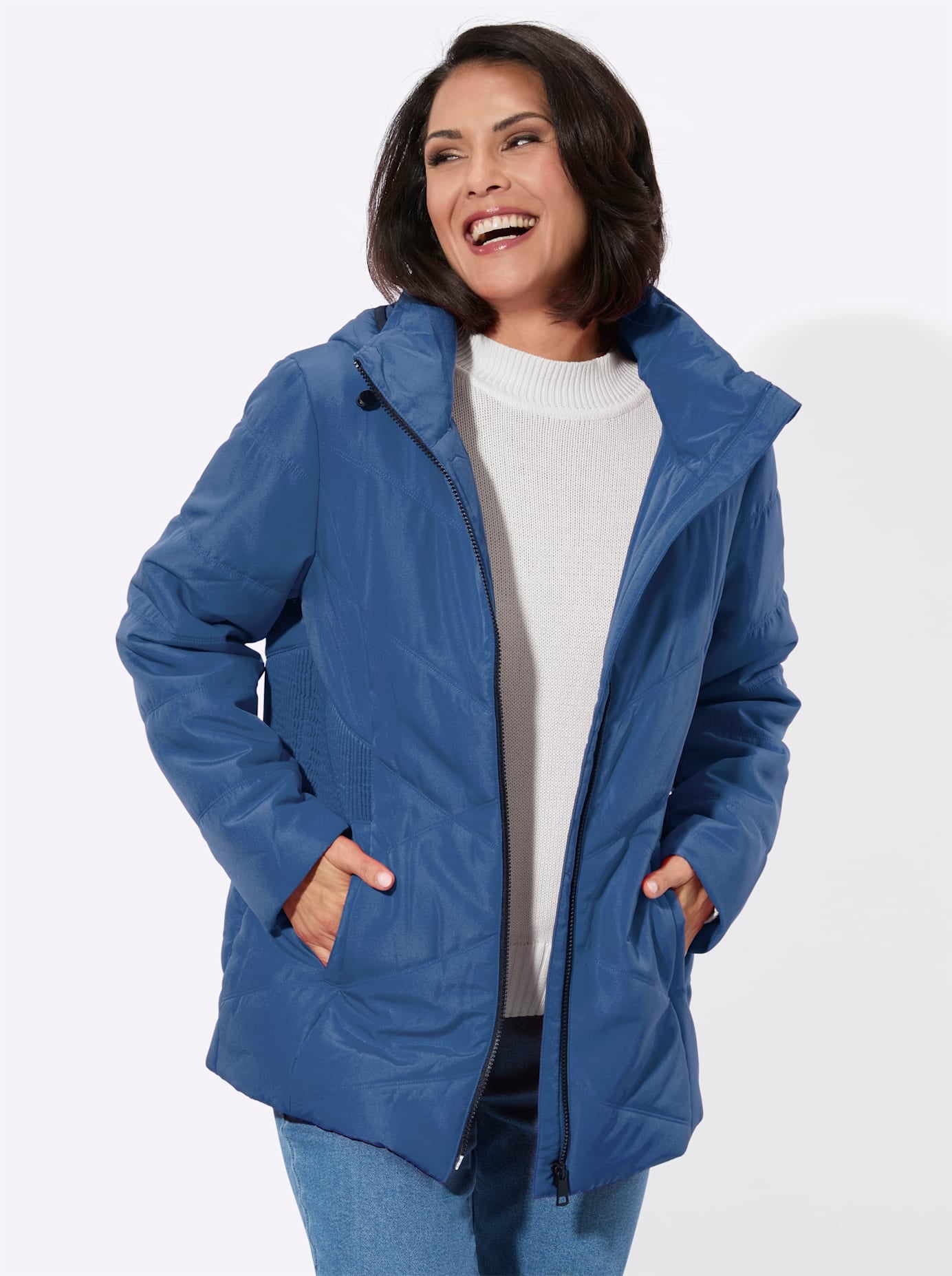 Casual Looks Steppjacke mit Kapuze