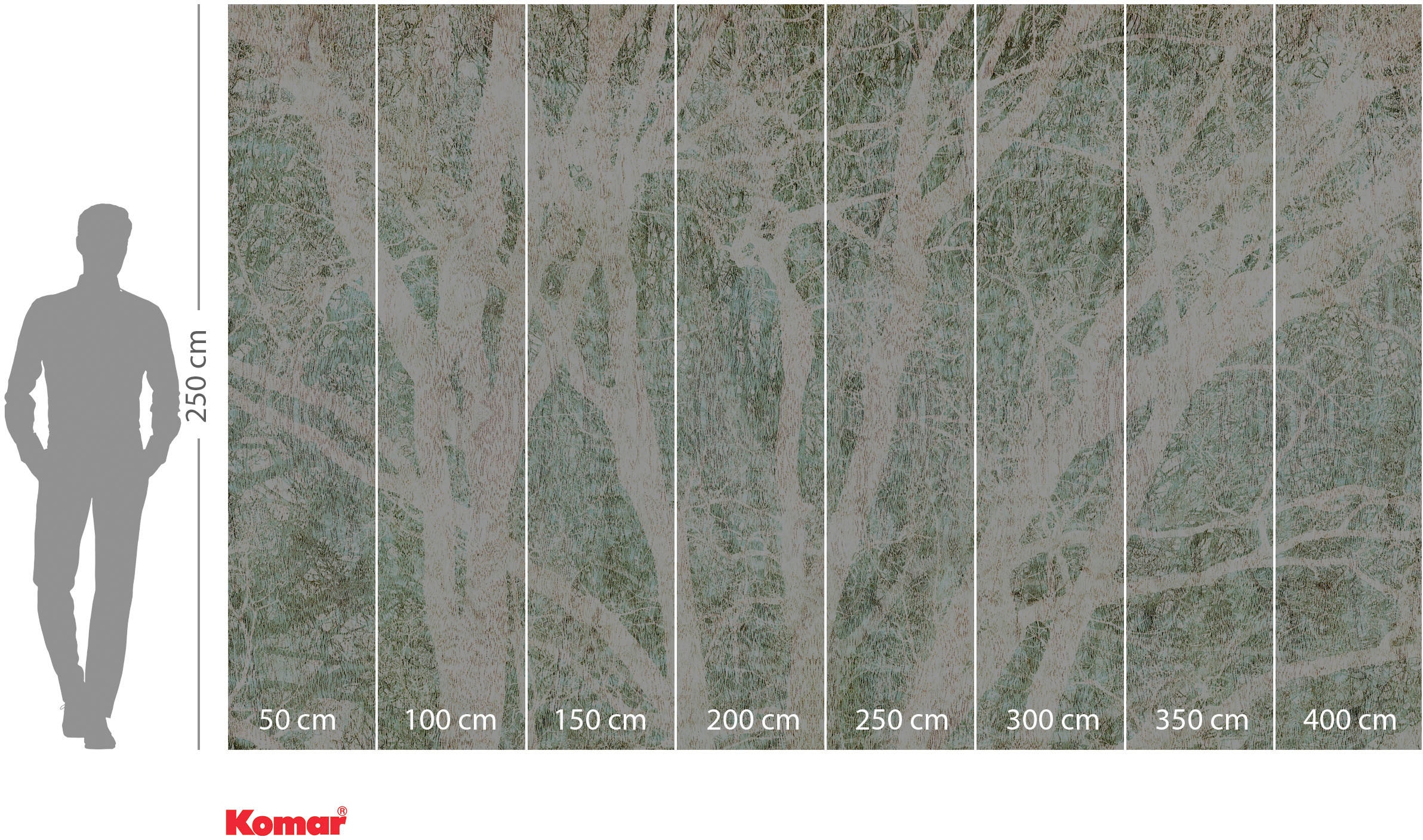 Komar Vliestapete »Digitaldruck Vlies -  Peaceful Place - Grösse 400 x 250 cm« bedruckt glatt Wohnzimmer, Schlafzimmer