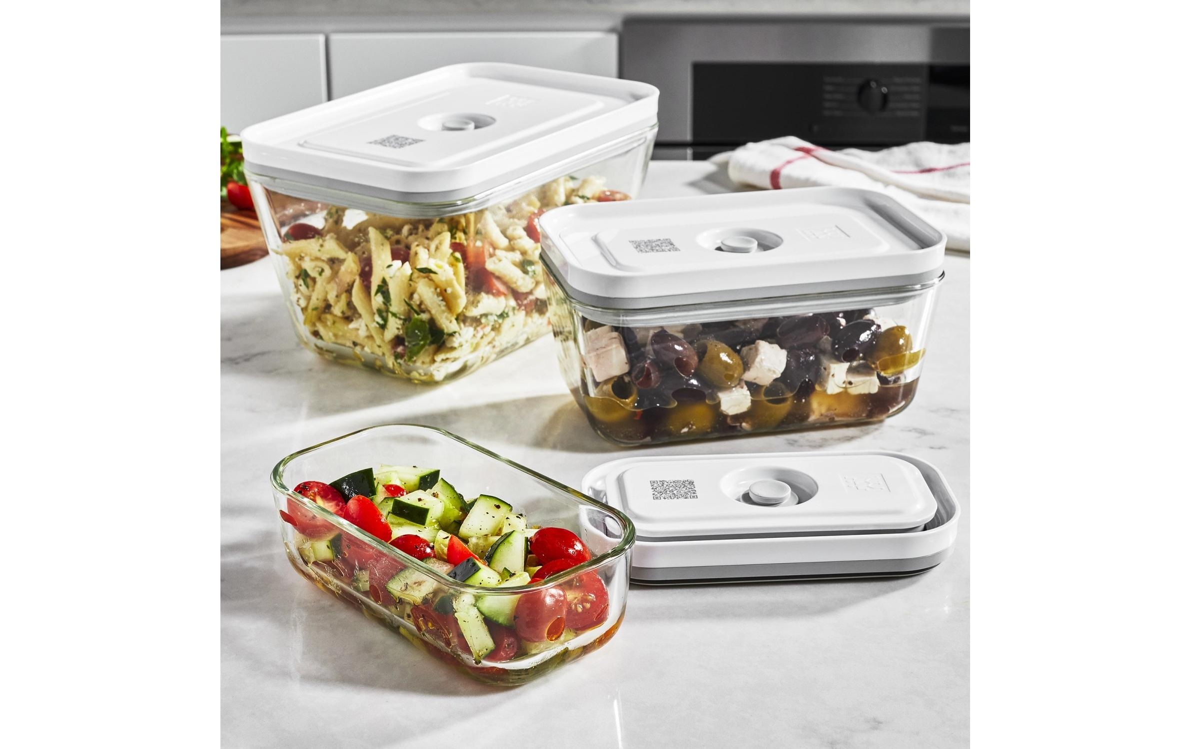 Zwilling Vakuumbehälter »Fresh and Save 3-teilig, S,M,L Glas«, (3 tlg.)