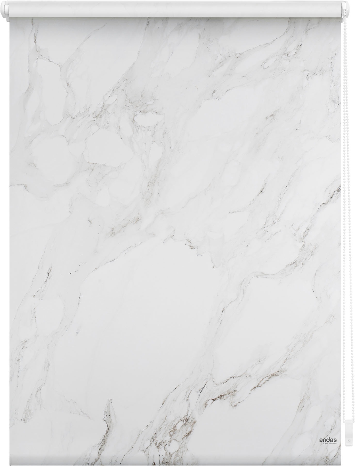 Image of andas Seitenzugrollo »Calacatta«, Lichtschutz, ohne Bohren, by Morten Georgsen, Lichtschutz mit moderner Marmor Optik bei Ackermann Versand Schweiz