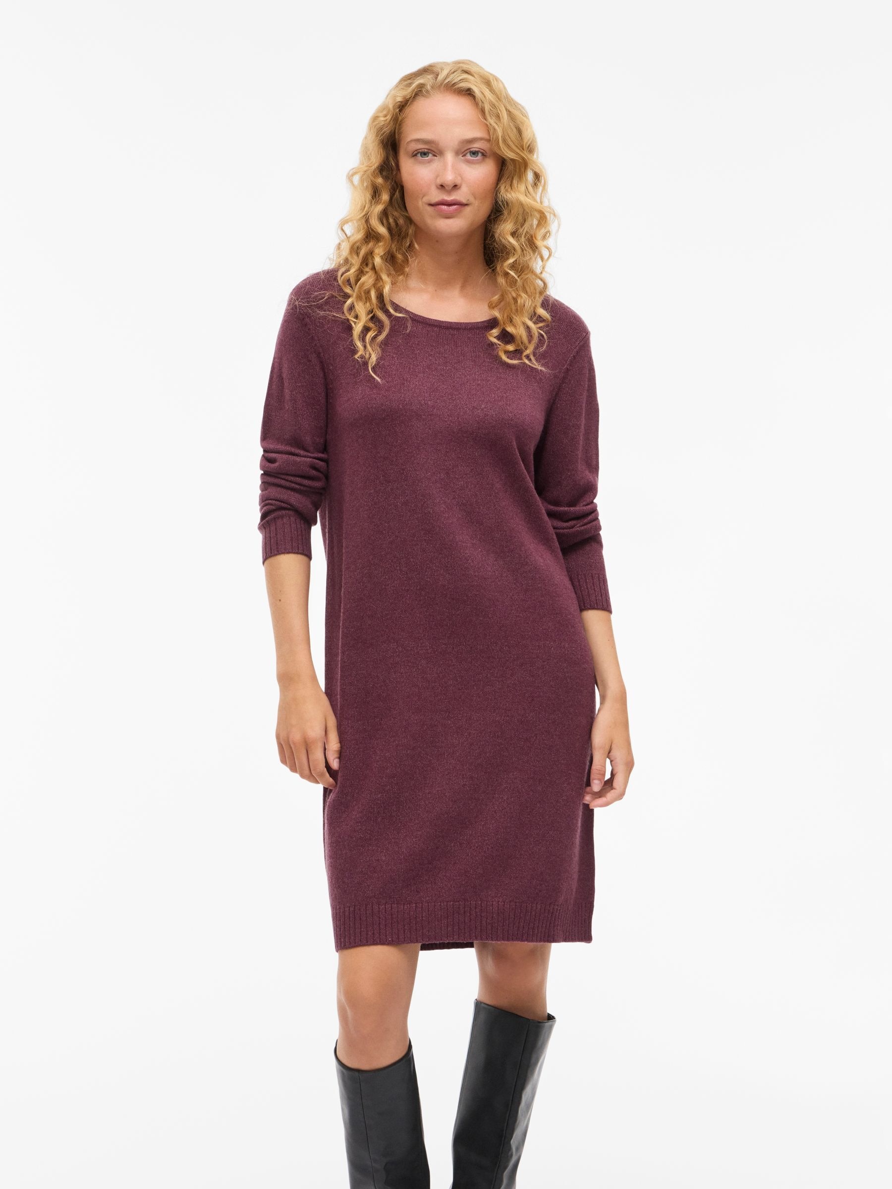 Image of Vila Strickkleid "VIRIL L/S KNIT DRESS - NOOS"