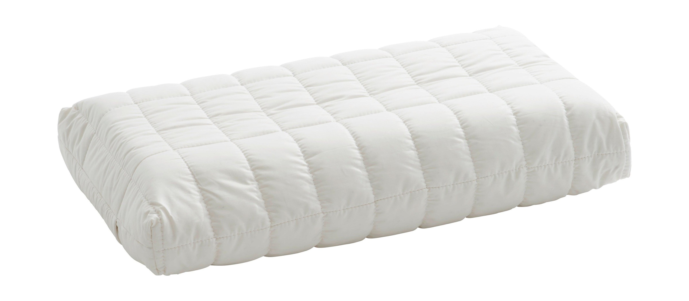 Image of billerbeck Nackenstützkissen »Organic Cosineck«, Füllung: 100% Naturlatex, 3-teiliger Kern aus Natural Vita Talalay®, Bezug: 100% Baumwolle, Soft-Batist, versteppt mit 100% Baumwolle, aus kontrolliert biologischem Anbau (kbA), GOTS, (1 St.) bei Ackermann 