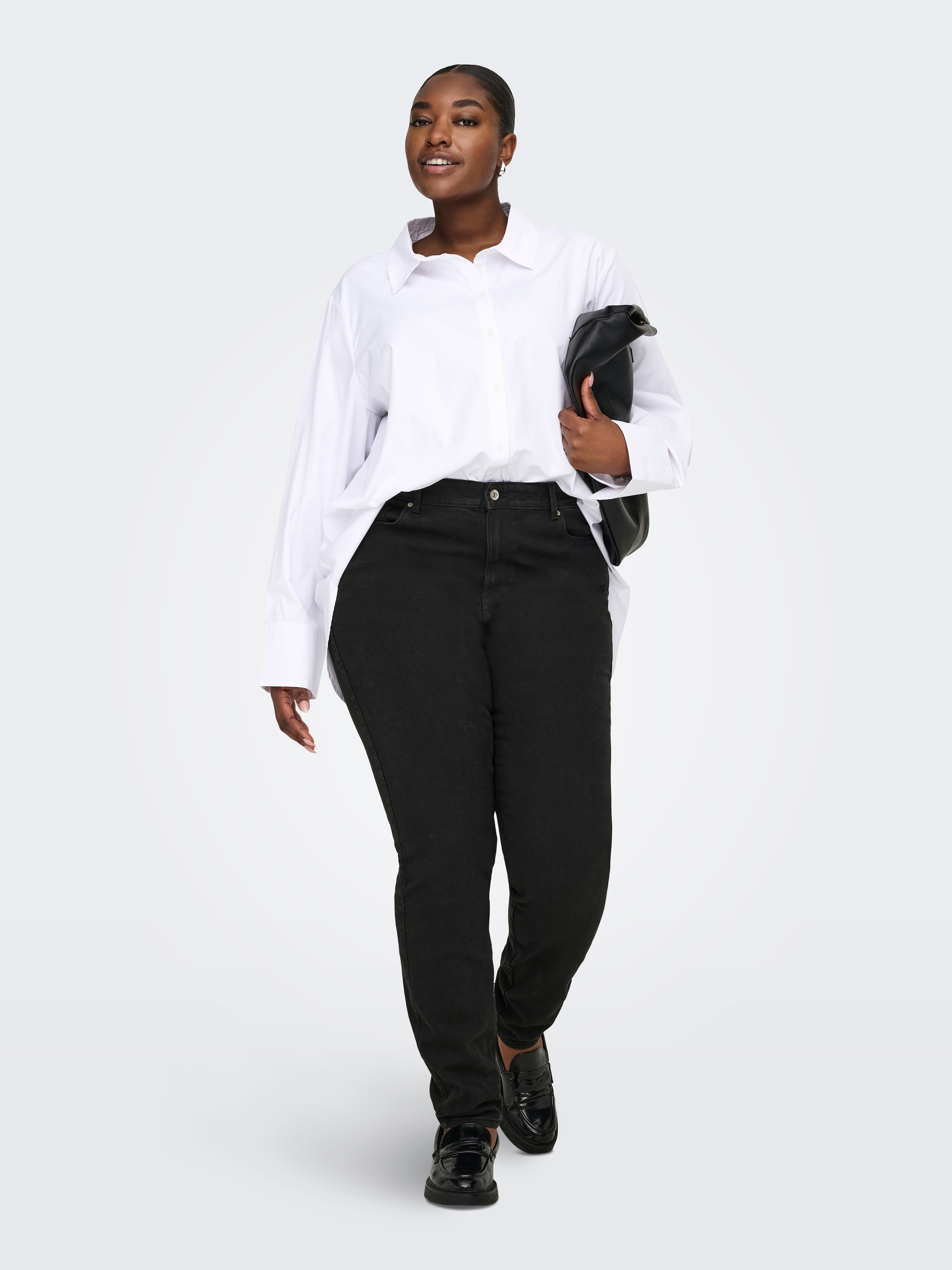 ONLY CARMAKOMA Skinny-fit-Jeans »CARSNOW HW STRETCH SKINNY PIM656 NOOS« Baumwollmischung, skinny fit, High Waist