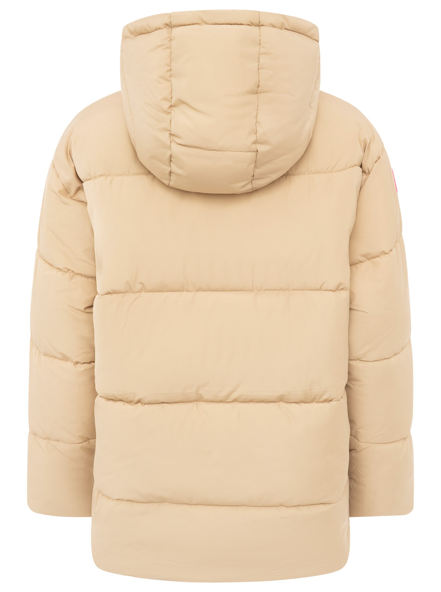 Zwillingsherz Steppjacke »„Love More“« Kapuze mit Tunnelzug, verdeckter Reissverschluss, dezente Details