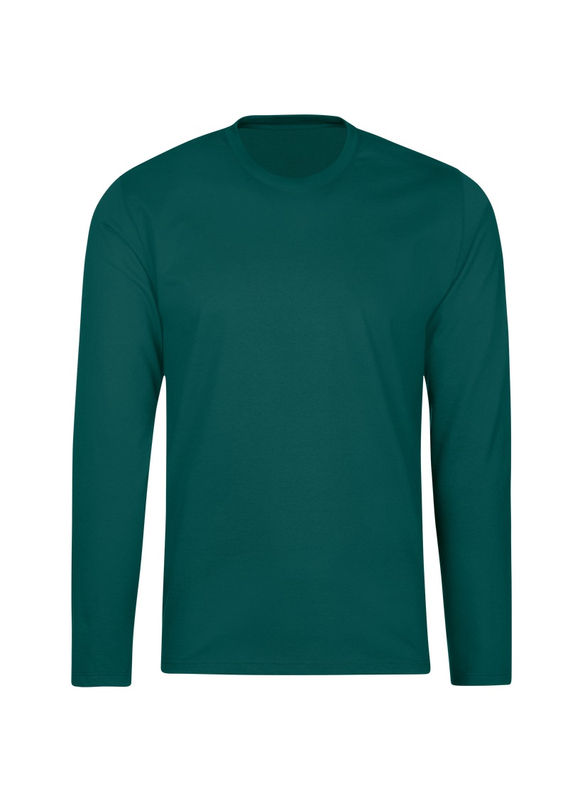 Trigema T-Shirt »TRIGEMA Langarmshirt aus 100% Baumwolle« 1 Stk.