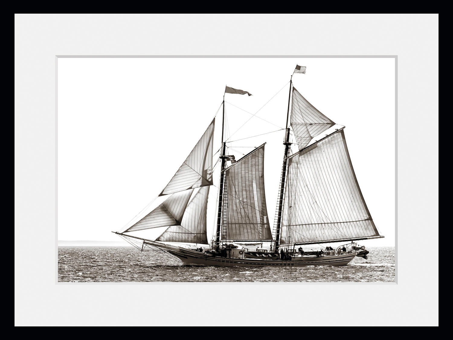 queence Bild »Jan« Meer | Meer Bilder | Schiffe | Seebilder | Seelandschaft | Sport | historische Ereignisse 1 Stk. tlg. HD Premium Poster-Druck inkl. Holzrahmen