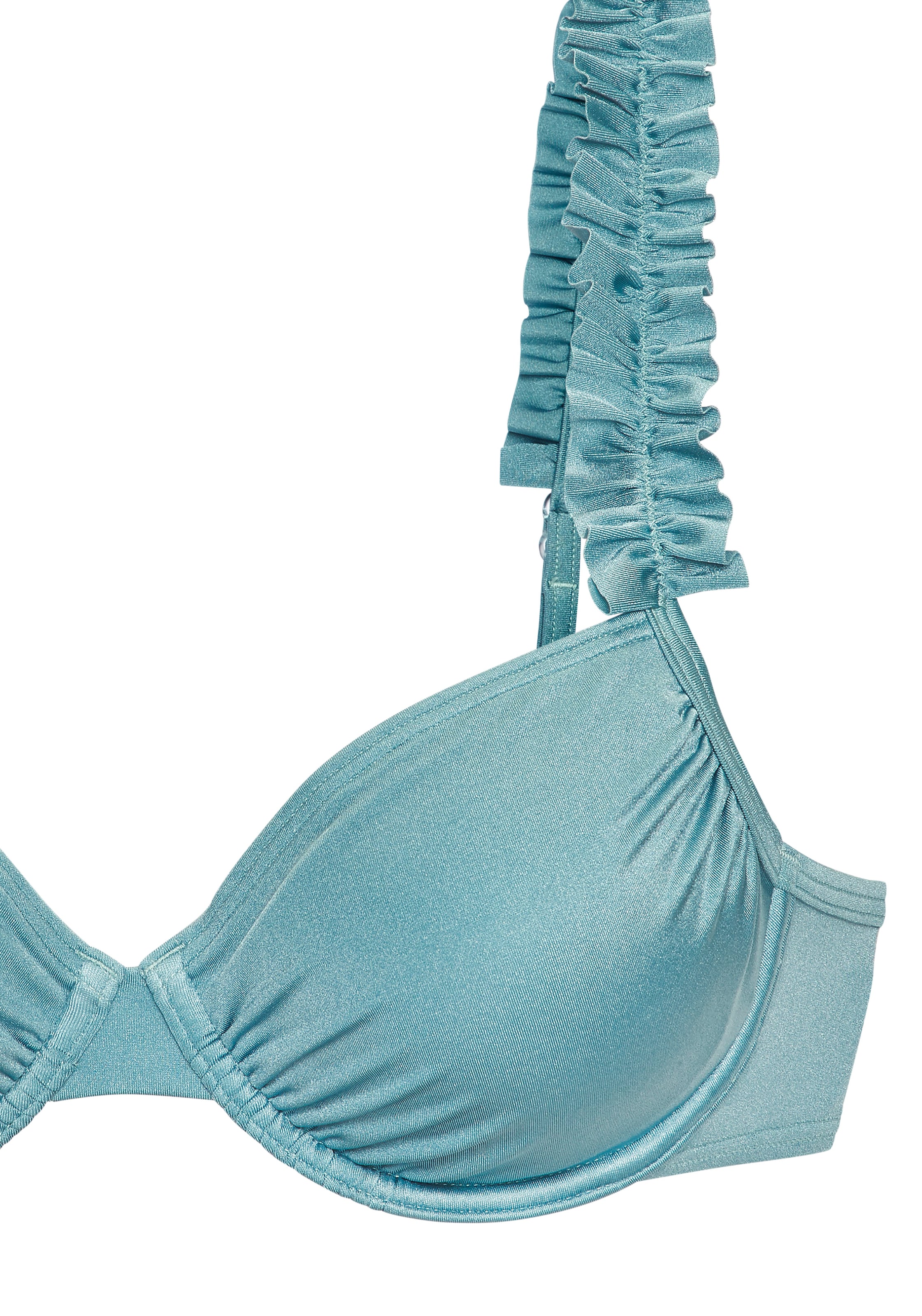 LASCANA Haut de bikini à armatures »Liora« mit Rüschen