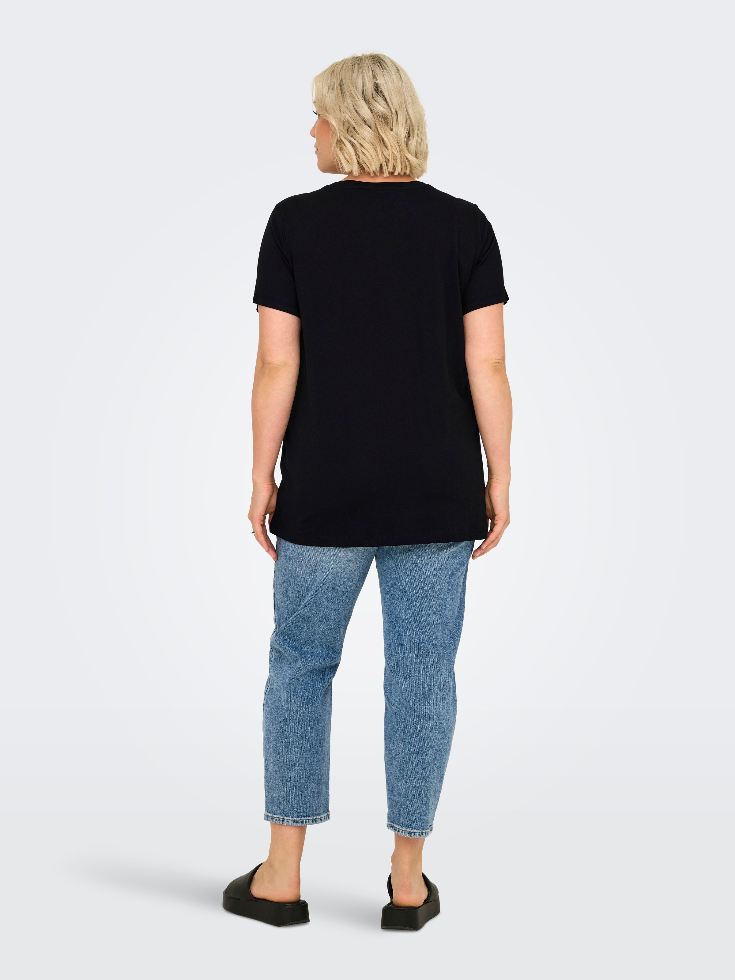 ONLY CARMAKOMA Kurzarmshirt »CARSIMONE LIFE SS O-NECK JRS«