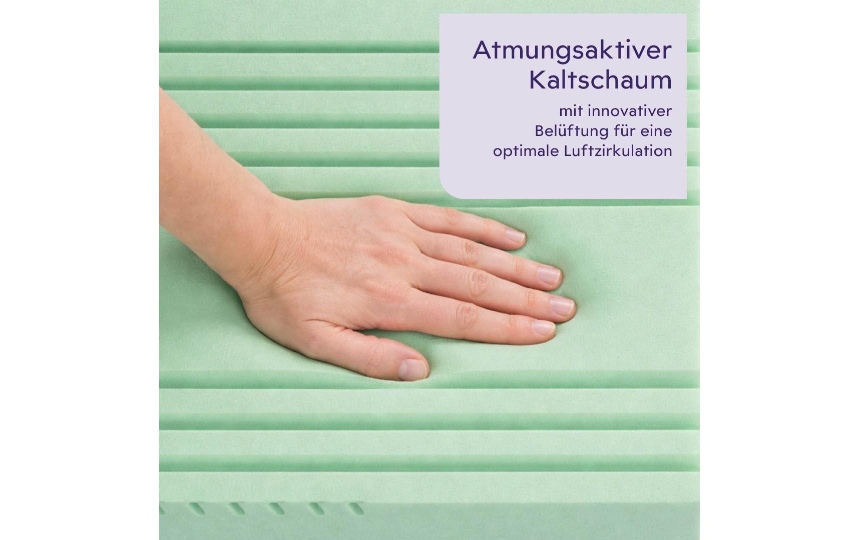 Träumeland Kaltschaummatratze »Graz, Naturfaser« 20 cm hoch 1 Stk. tlg. Kaltschaummatratze mit 7-Zonen-Komfortschnitt