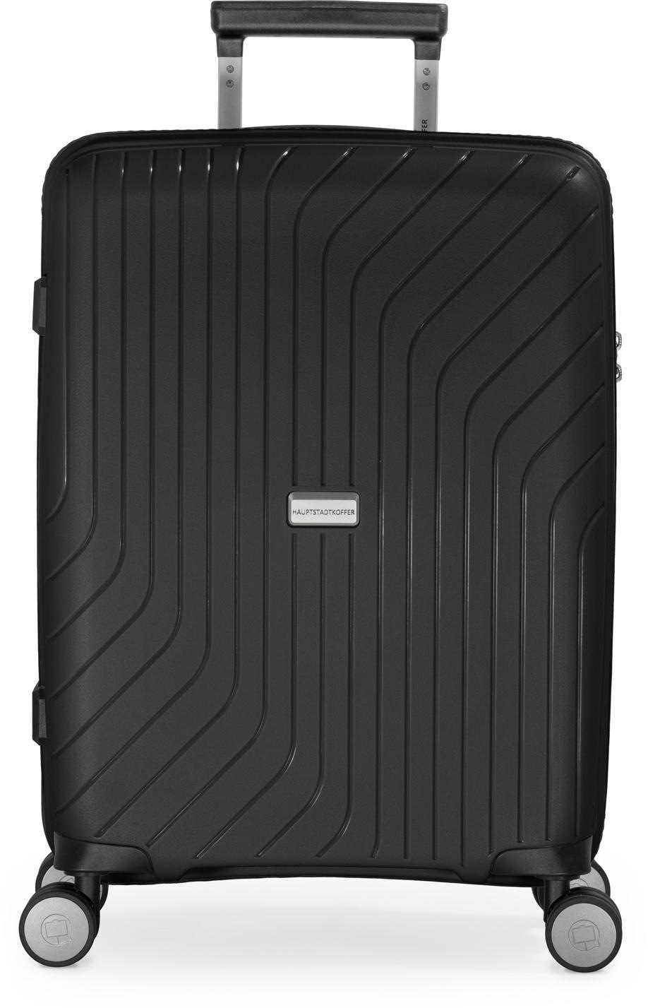 Image of Hauptstadtkoffer Hartschalen-Trolley »TXL, schwarz, 55 cm«, 4 Rollen bei Ackermann Versand Schweiz