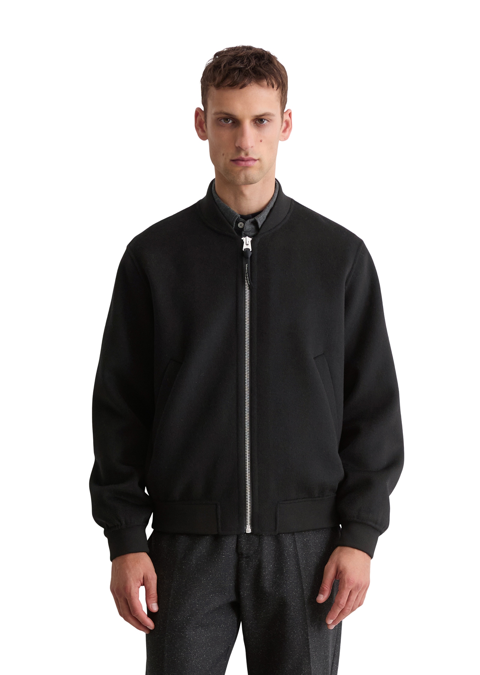Image of Marc OPolo Blouson regular fit aus recyceltem Woll-Mix