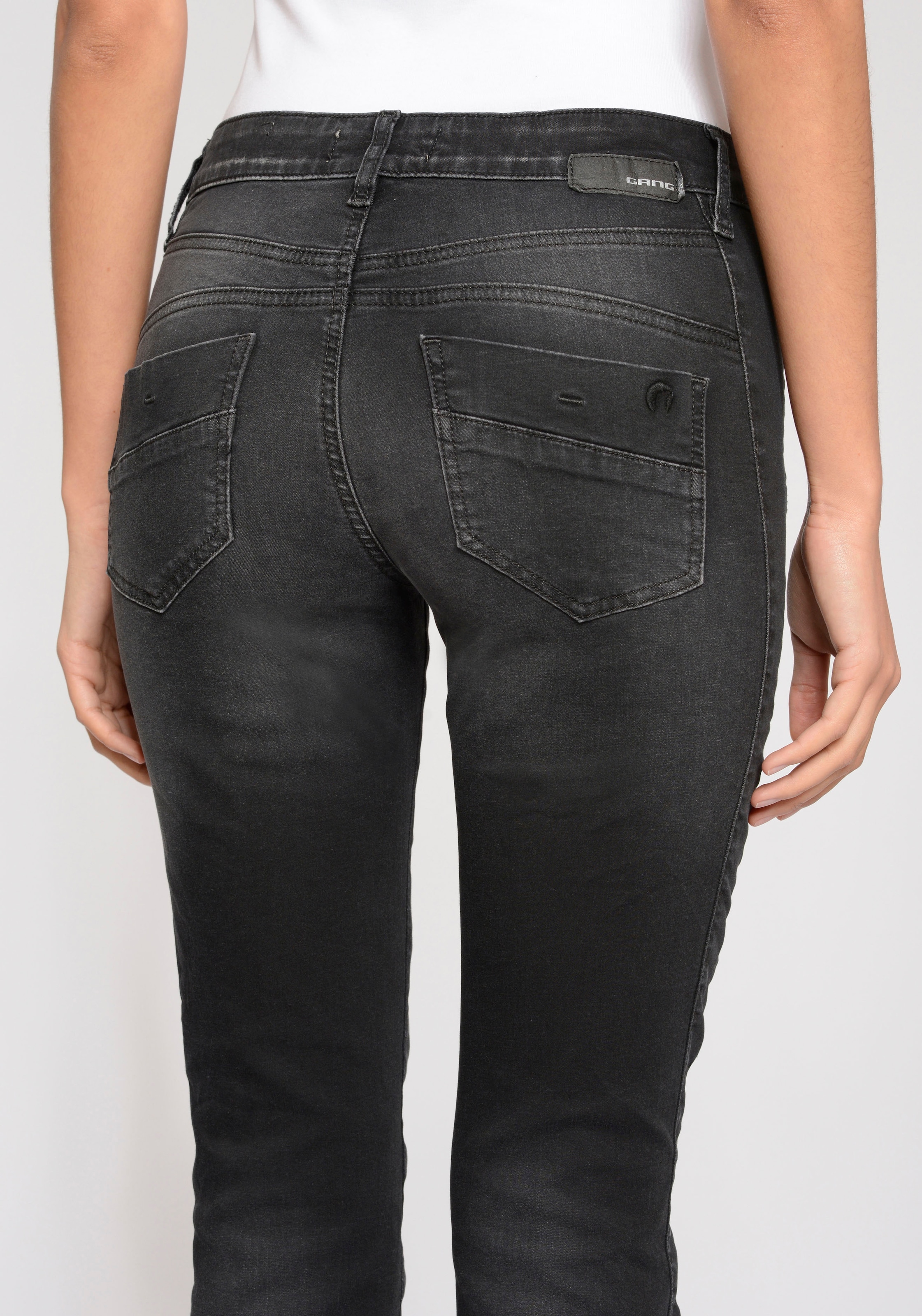 »94Sana confortablement Slim-fit-Jeans GANG Acheter Cropped«