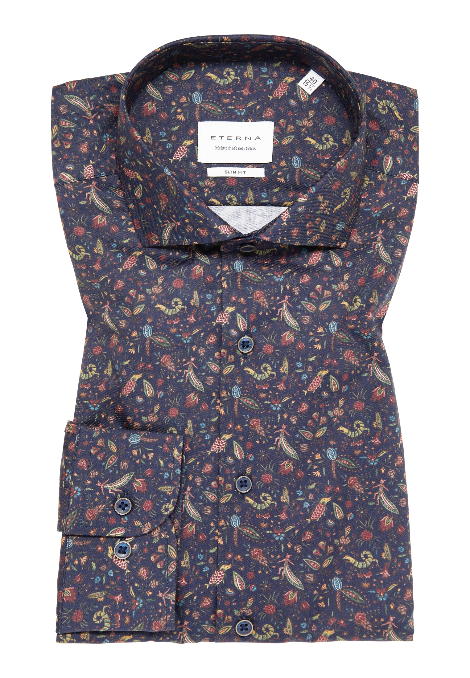 Eterna Langarmhemd »SLIM FIT« NON IRON (bügelfrei)