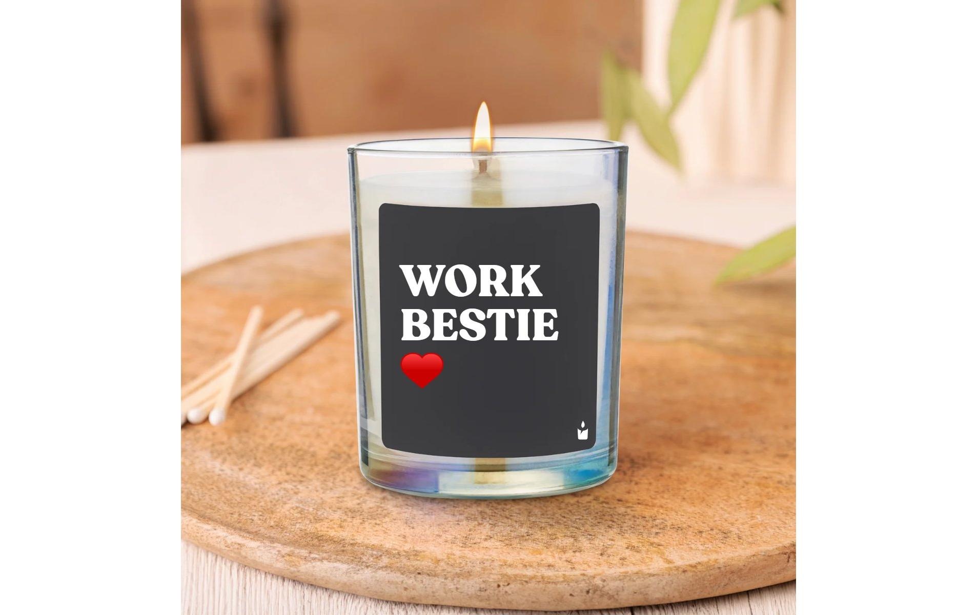   Duftkerze »ChattyCandles Duftkerze Flowery Work Bestie 6,7 x 8 cm«