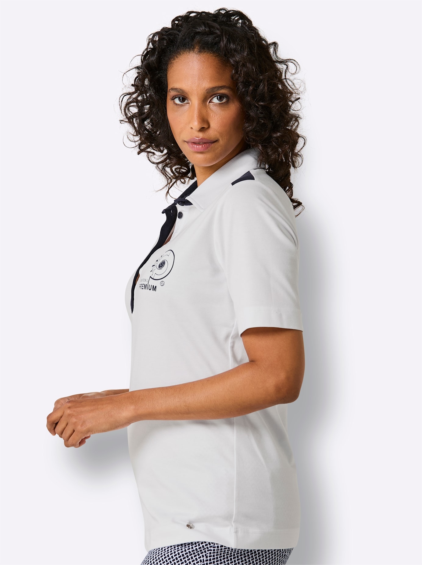 CREATION L PREMIUM Polo »Lyocell-Baumwoll-Poloshirt« 1 pièces