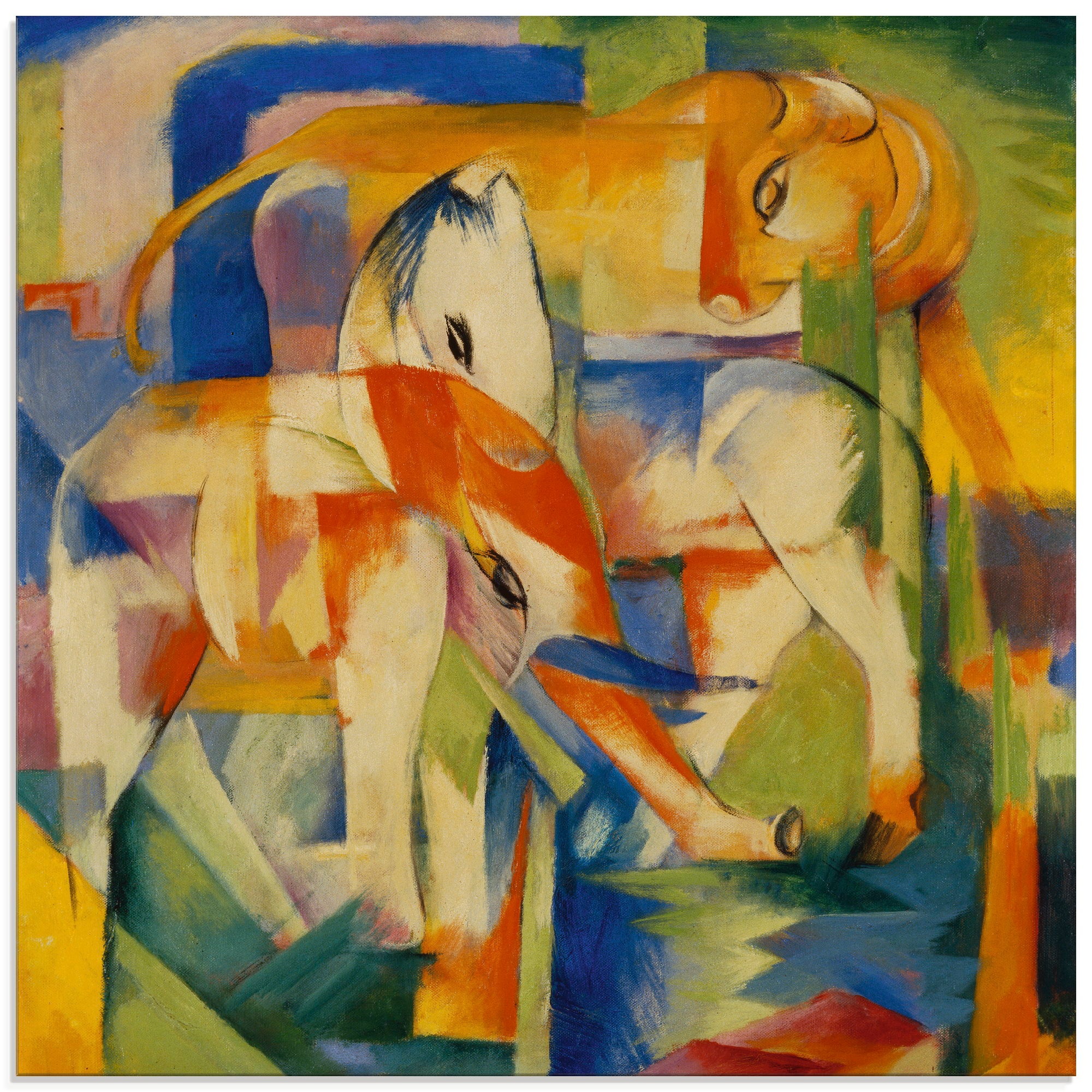 Image of Artland Glasbild »Elefant, Pferd, Rind. 1914.«, Haustiere, (1 St.) bei Ackermann Versand Schweiz