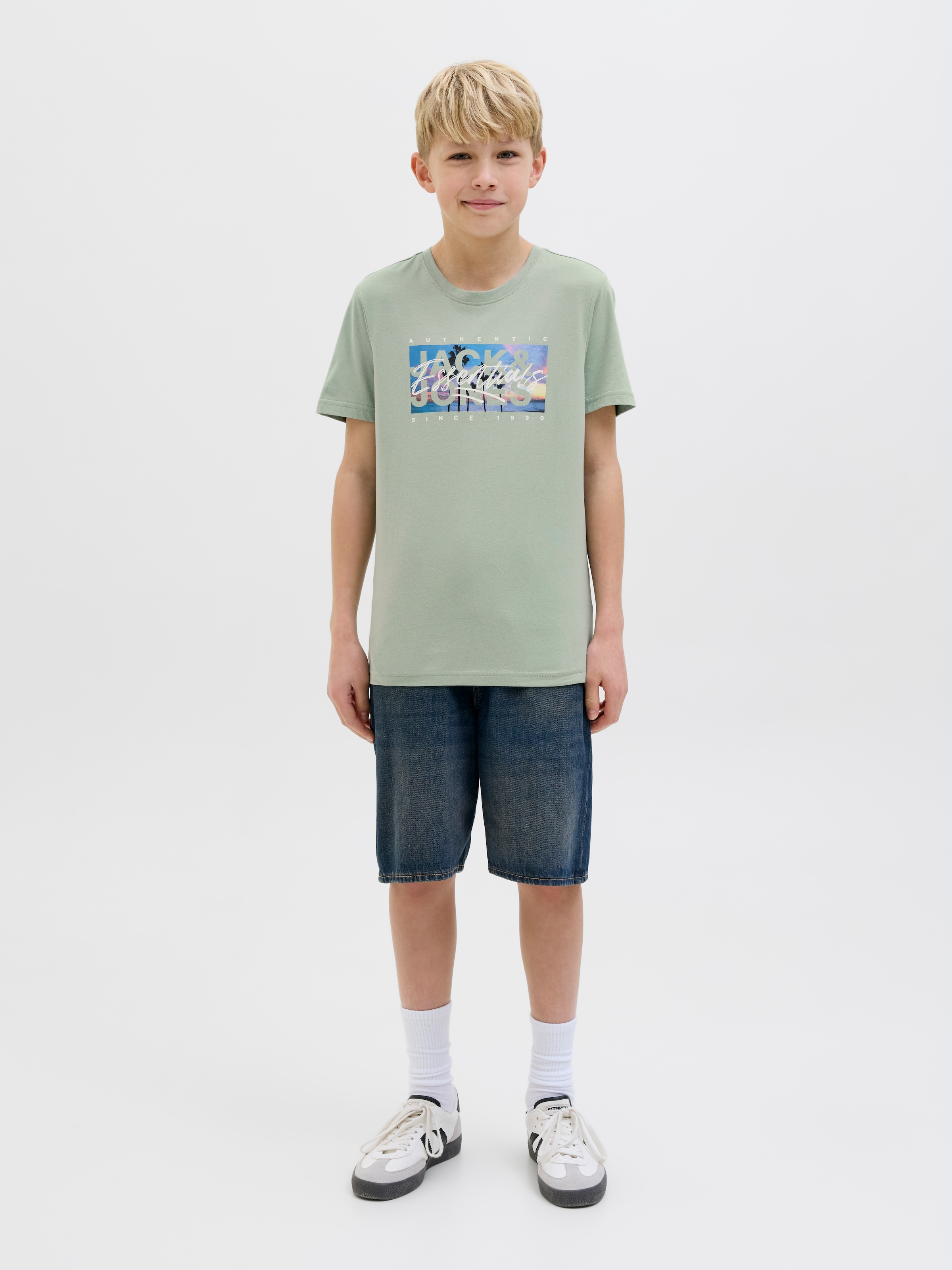 Jack & Jones Junior T-Shirt »JJCOLTON PHOTOPRINT TEE SS CREW NE JNR«