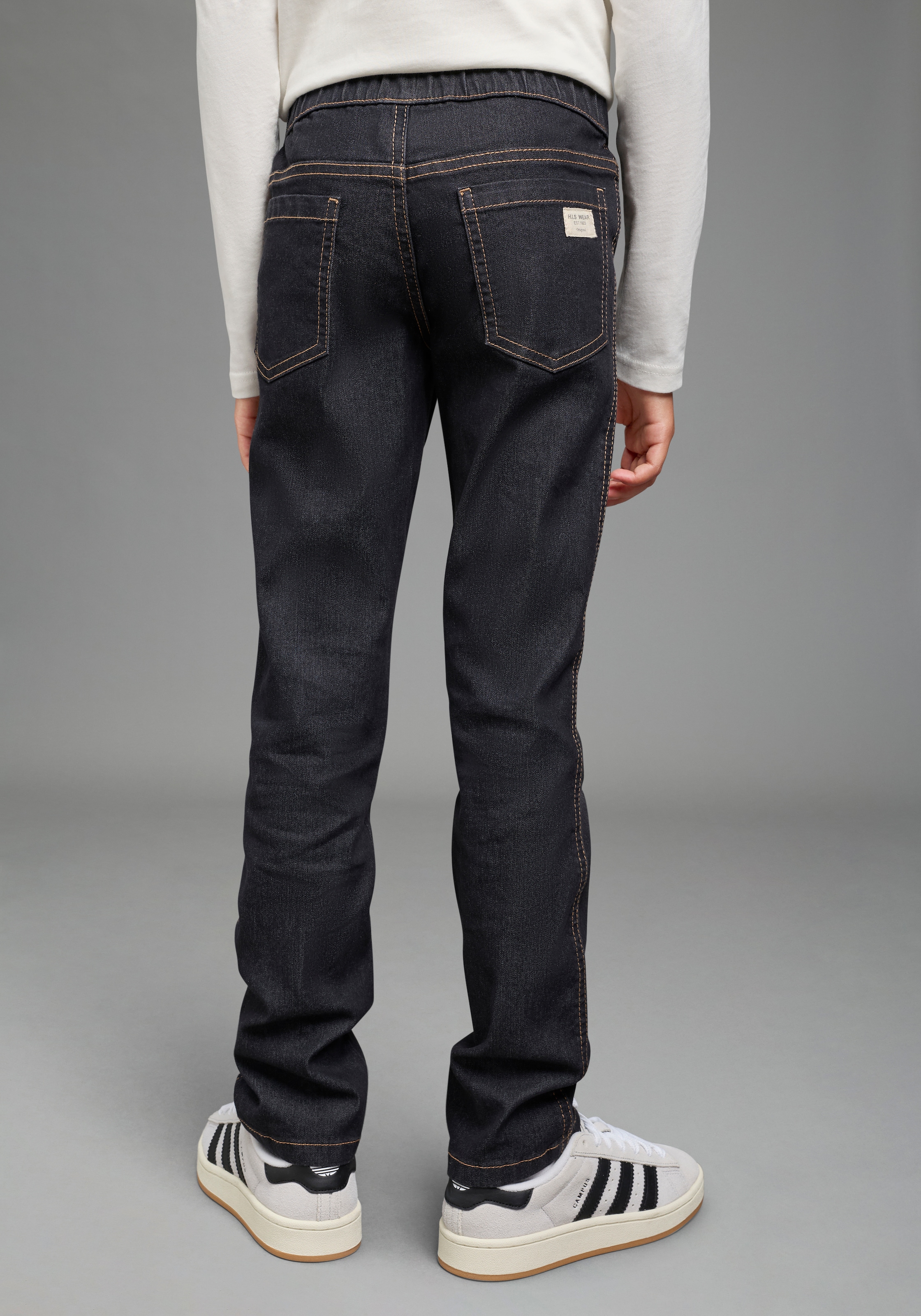 H.I.S Jeansjeggings »Jeggings mit leicht ausgestelltem Bein« eng anliegende Passform, innenliegender Gummizug am Bund
