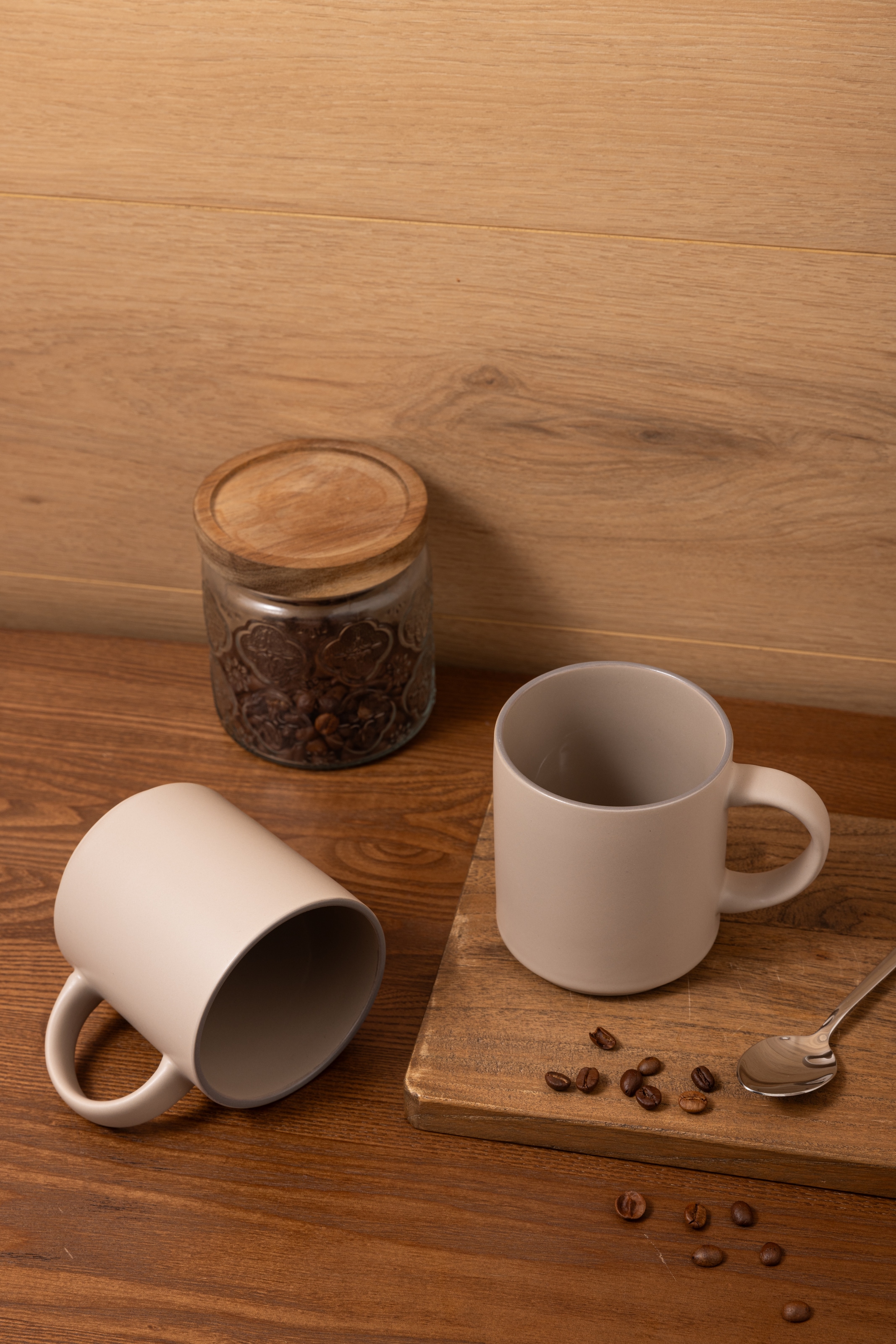 GOODproduct Becher »Kaffeebecher Ylvii, 6er Set« spülmaschinenfest und mikrowellengeeignet, 350 ml