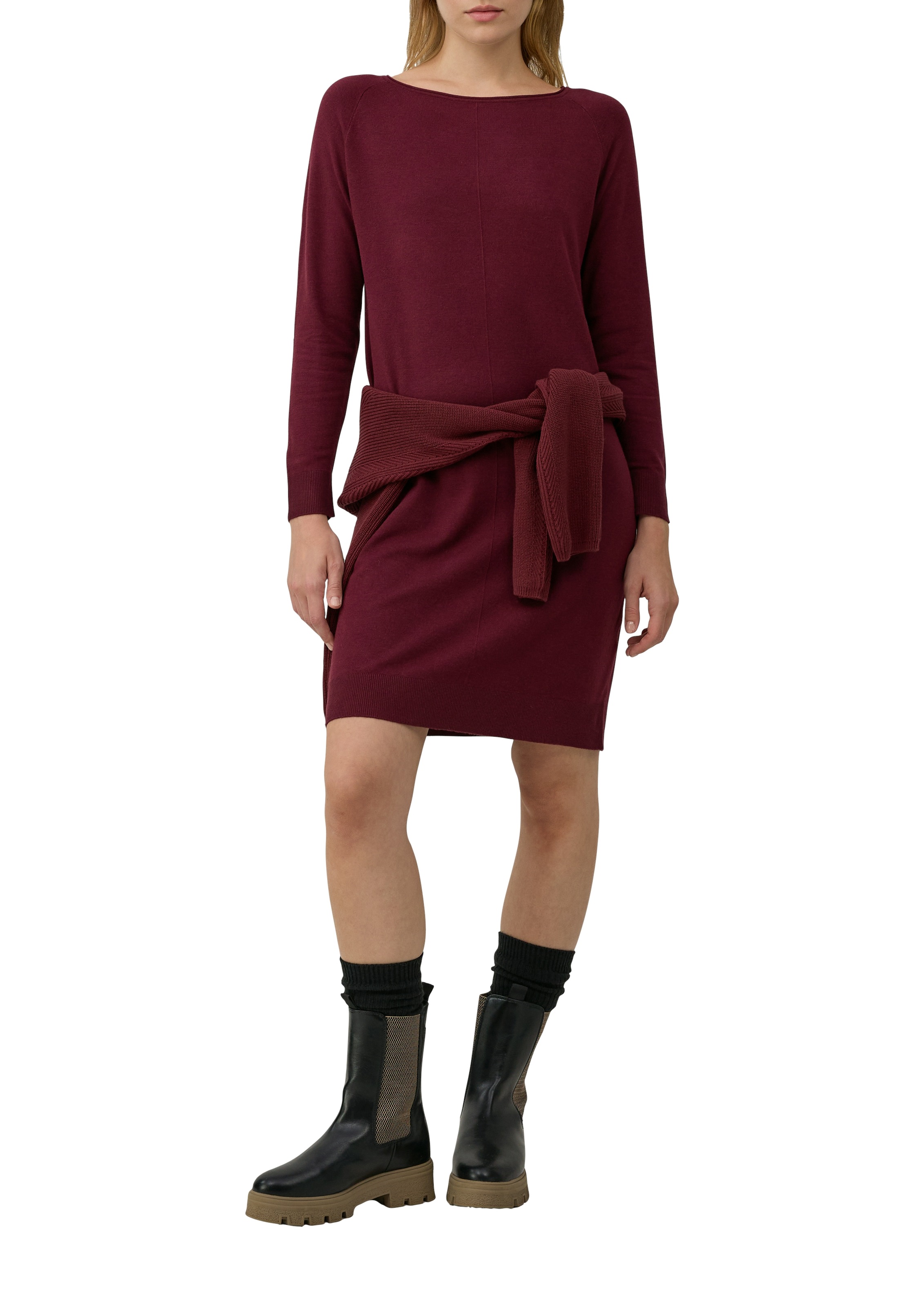 s.Oliver Robe en tricot Sans poches mit U-Boot-Ausschnitt