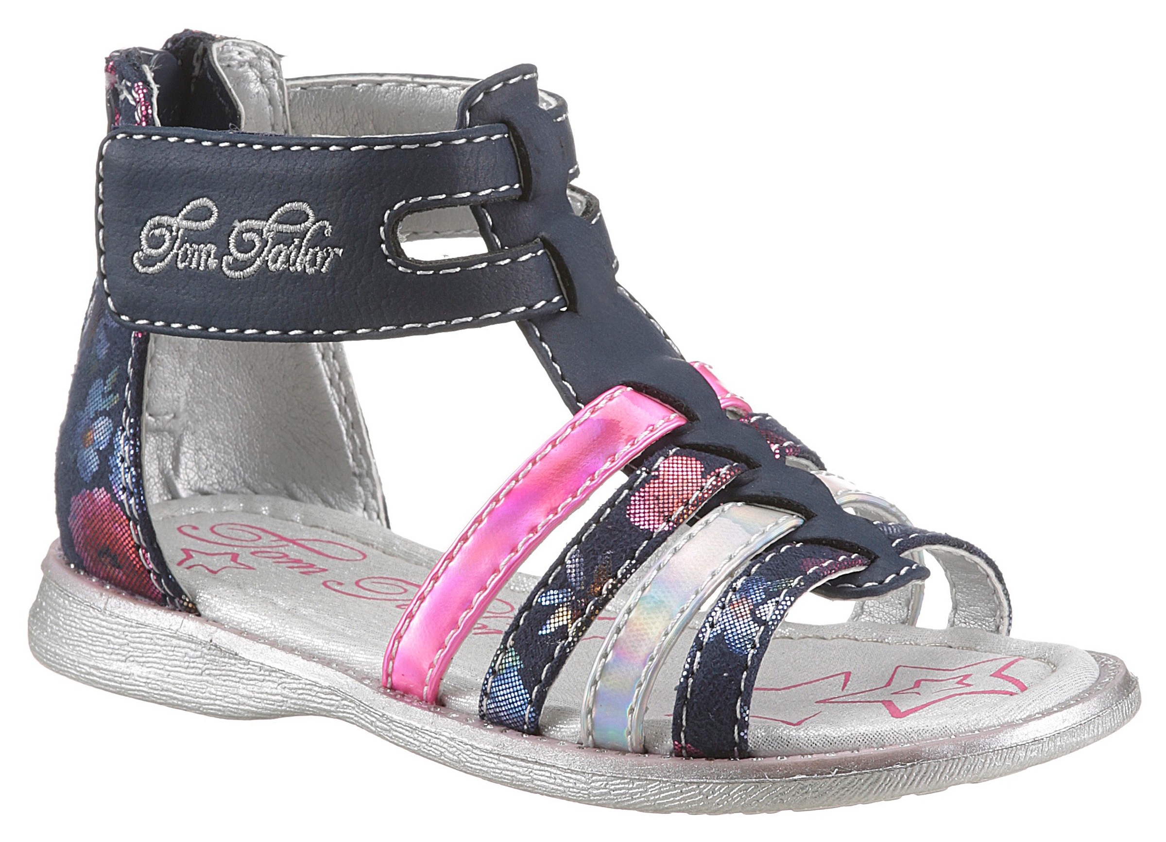 Image of TOM TAILOR Riemchensandale, mit praktischem Fersenreissverschluss bei Ackermann Versand Schweiz