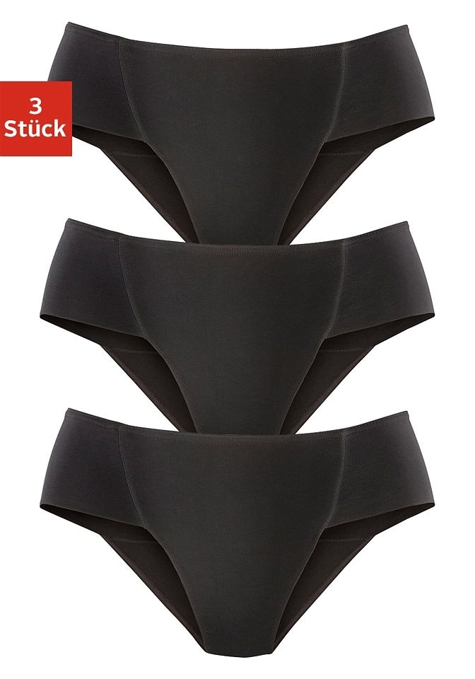 PETITE FLEUR Formslip, (3er-Pack), Bodyforming Slip aus elastischer Baumwolle