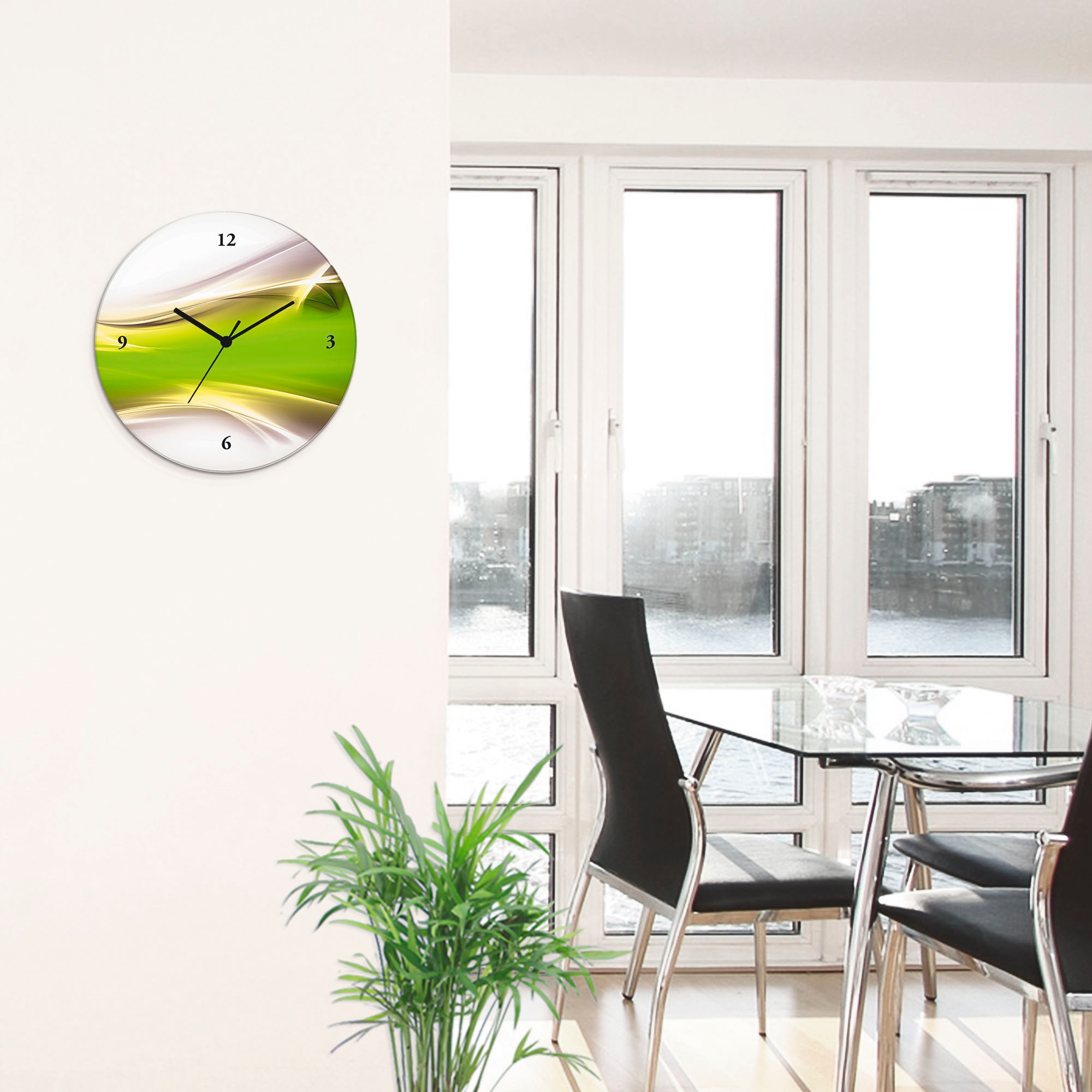 Artland Horloge murale »Kreatives Element« wahlweise mit Quarz- oder Funkuhrwerk, lautlos ohne Tickgeräusche