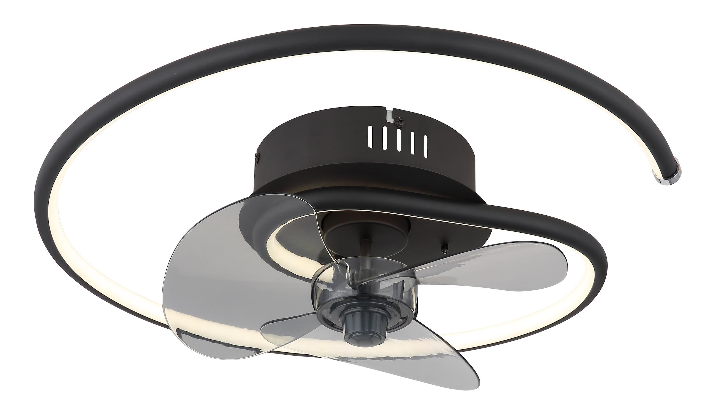 Image of GLOBO LIGHTING Deckenleuchte "KOREN" LED-Modul 1 Stk. warmweiss - kaltweiss Deckenventilator, Deckenlampe, moderner Ventilator