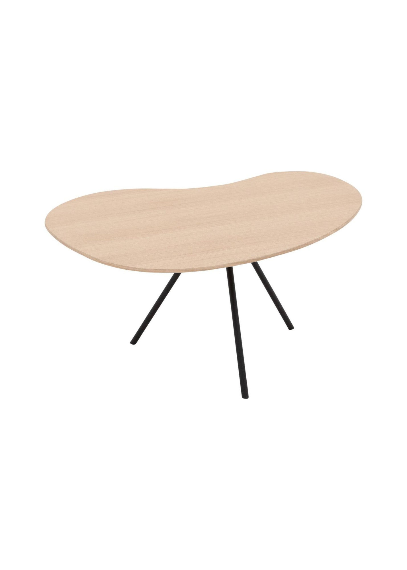 Image of Home affaire Couchtisch "Arendal, Tisch, Satztisch, Kaffeetisch, Sofatisch" 1 Stk. tlg. Tischplatte mit Echtholzfurnier aus Eiche, Gestell aus Metall, FSC