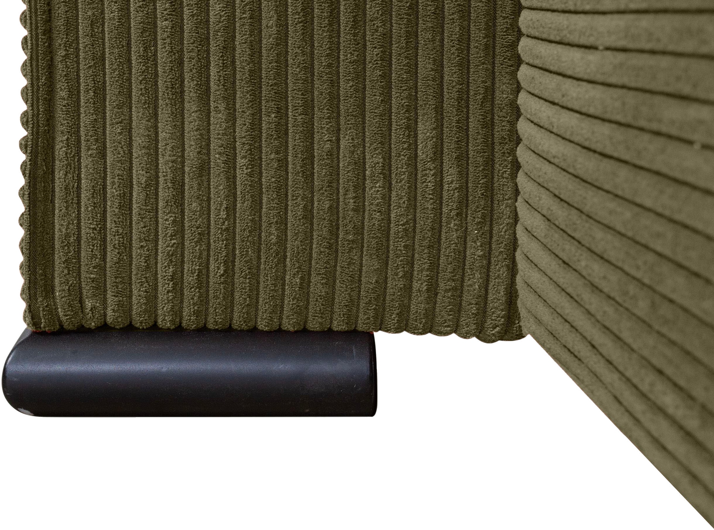 COLLECTION AB Paysage de salon »Manhattan, Breite 313 cm, Auswahl in zwei verschiedenen Cord-Bezügen« Wohnlandschaft,2  Ottomane,Bonnelfederkern,Schlaffunktion