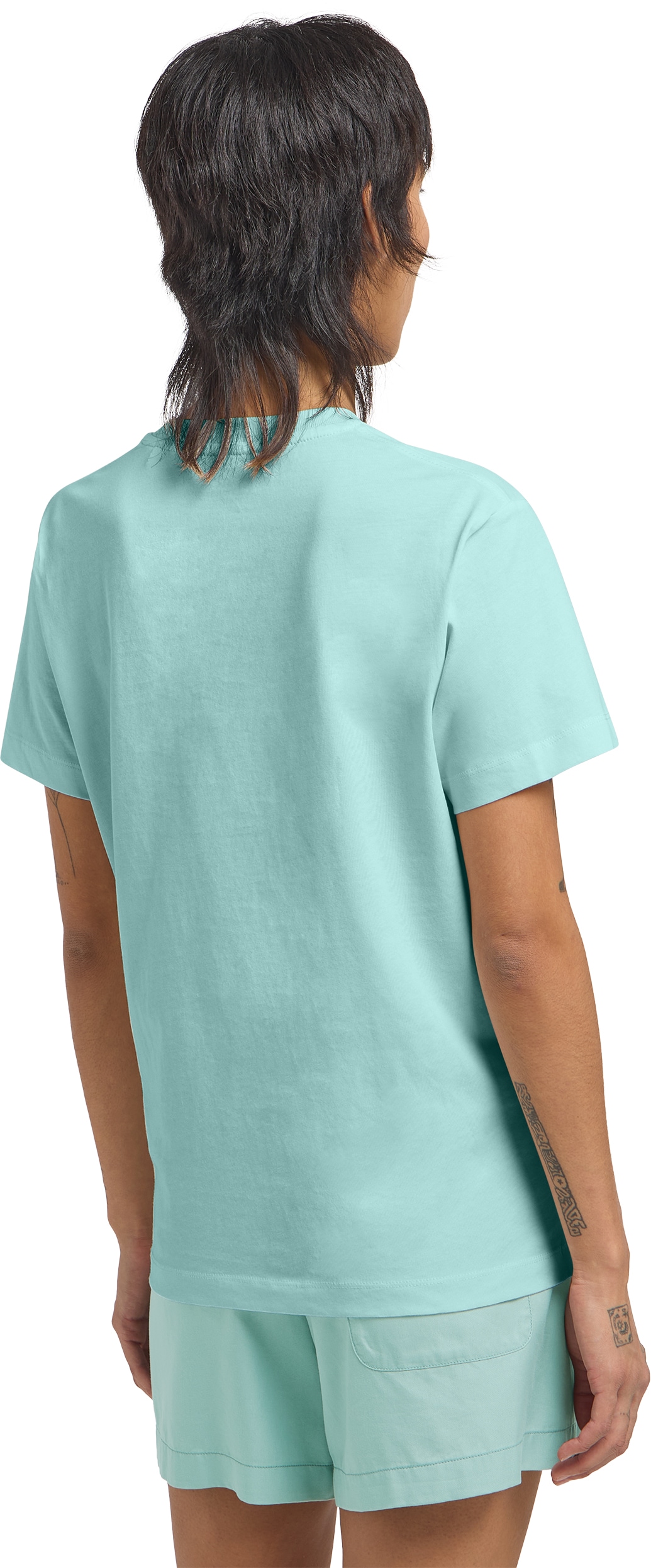 Jack Wolfskin T-Shirt »ESSENTIAL T W«, weiches, klassisches T-Shirt aus atmungsaktiver Bio-Baumwolle