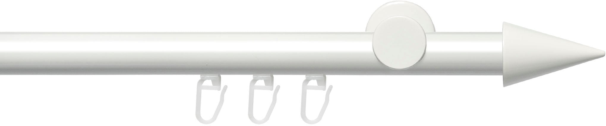 Image of Liedeco Gardinenstange "Innenlaufgarnitur 20 mm Power Spitze" Ø 20 mm 1 läufig-läufig Fixmass Gardinenstange Komplett