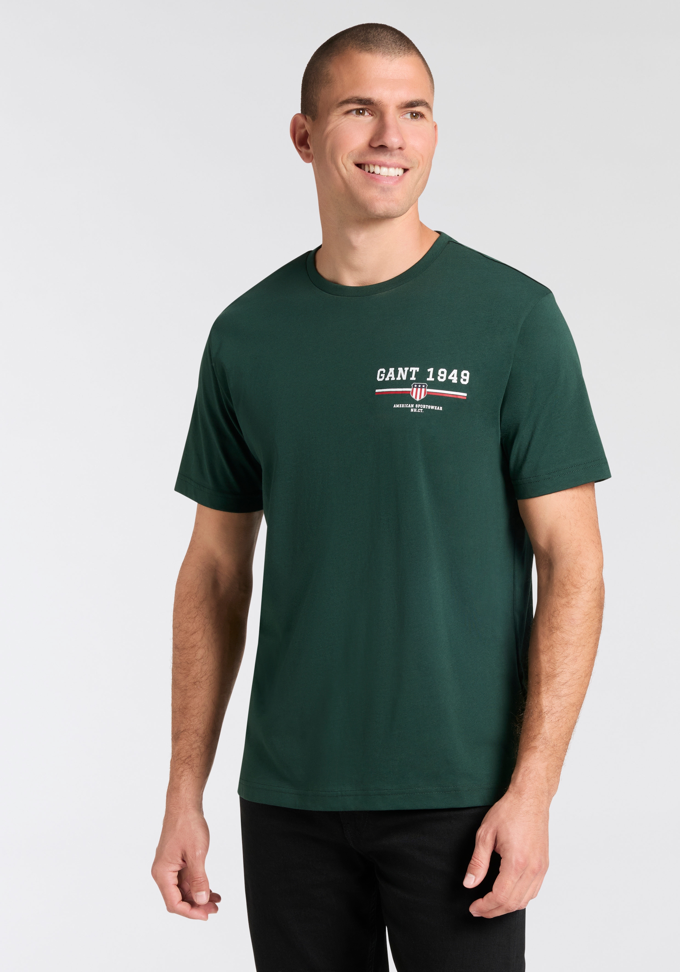 Image of Gant T-Shirt "GRAPHIC SS T-SHIRT" Print, Rundhals