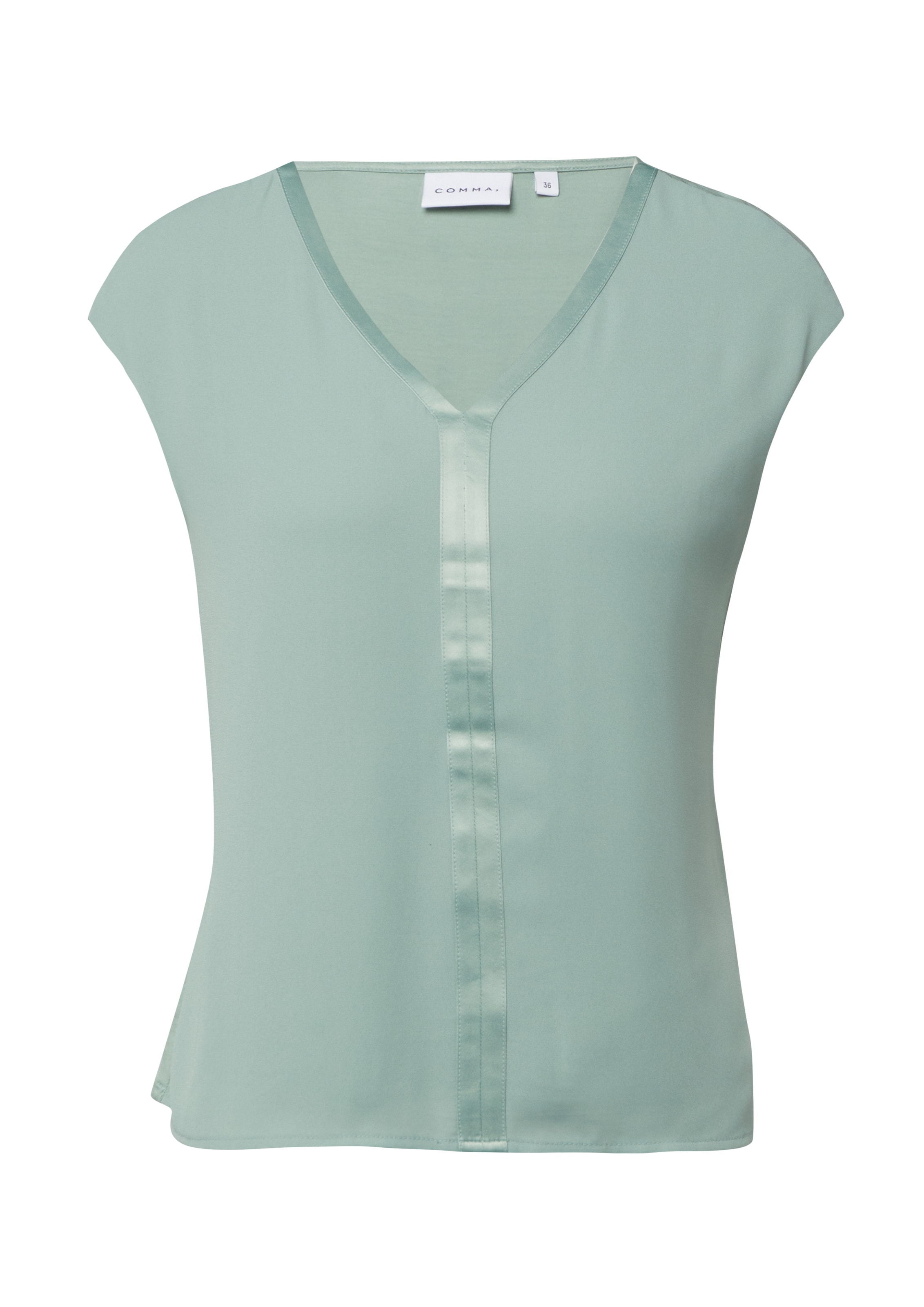 Comma Kurzarmshirt mit Viskose