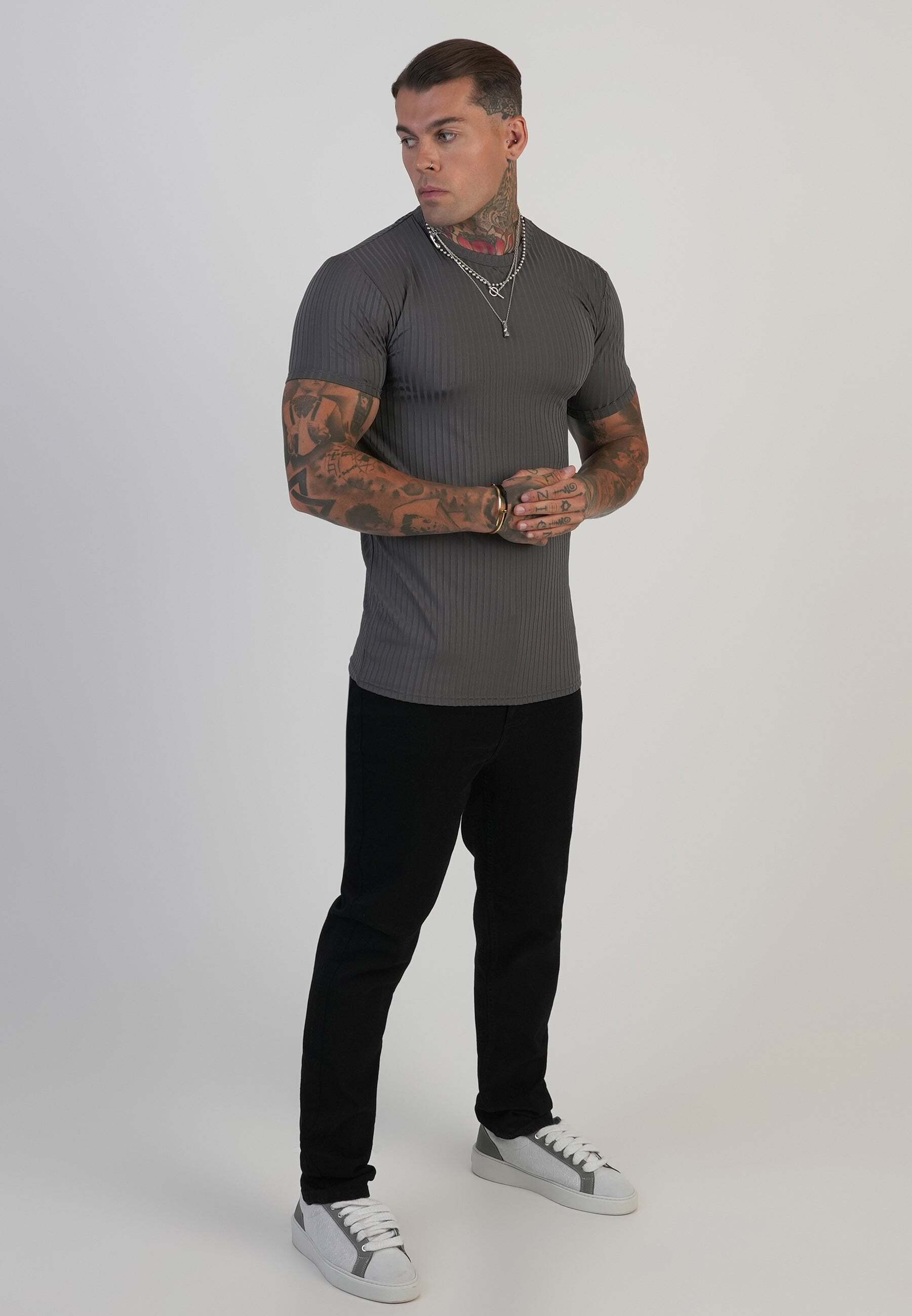 Siksilk T-Shirt »Siksilk T-Shirt Muscle Fit T-Shirt«