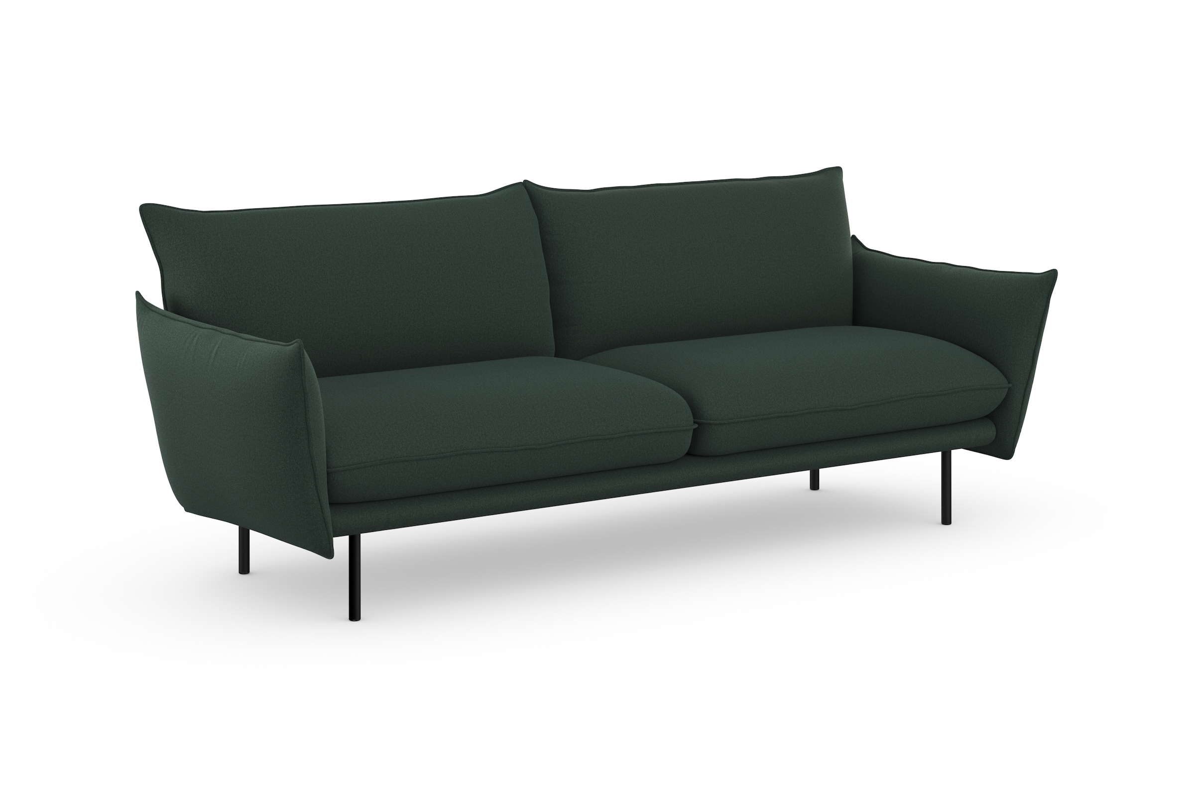 GOODproduct 3-Sitzer »Stine« Besonderes Design durch Kissenoptik und Keder