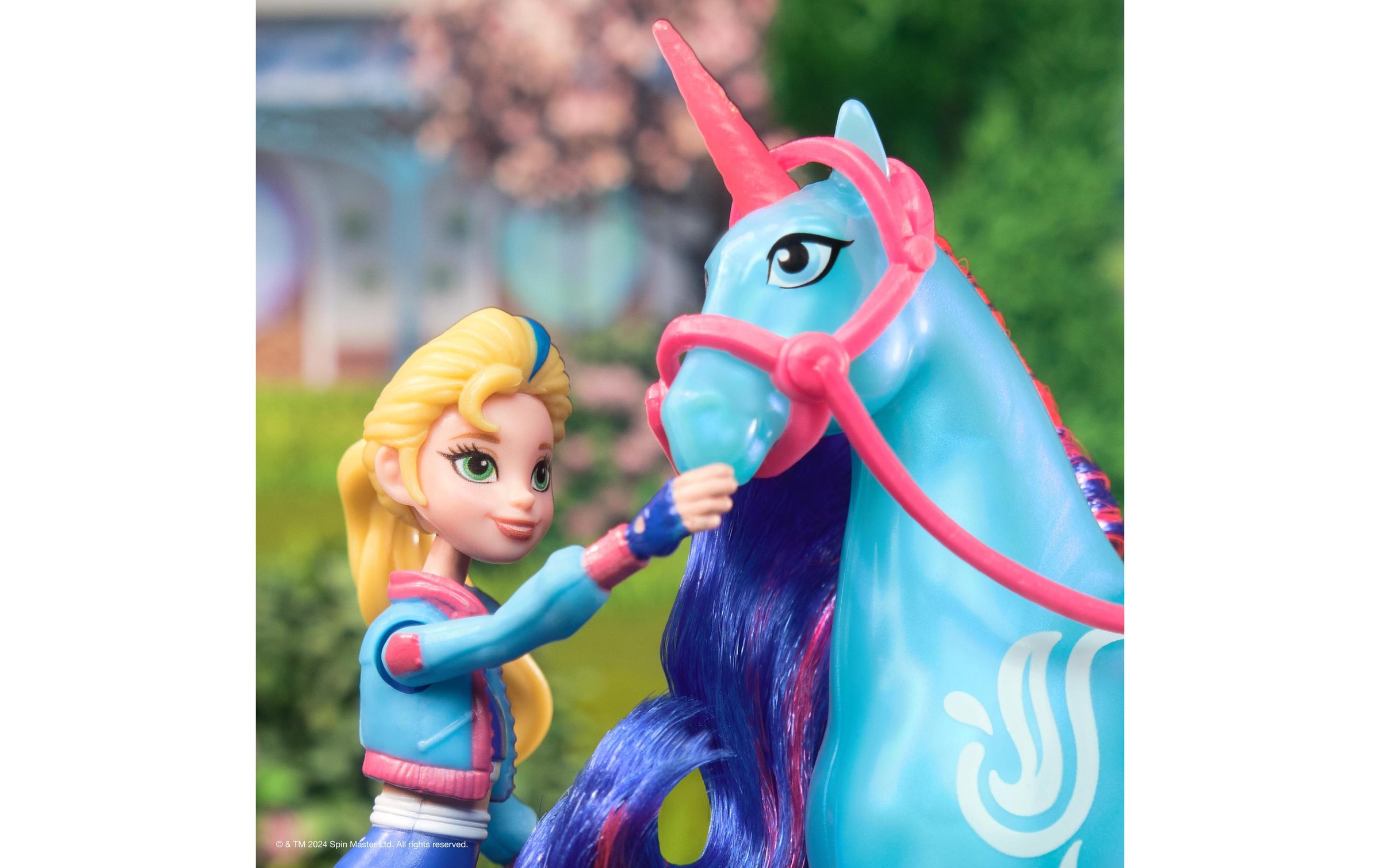 Anziehpuppe »Spinmaster Unicorn Academy Isabel Doll & River Unicorn«