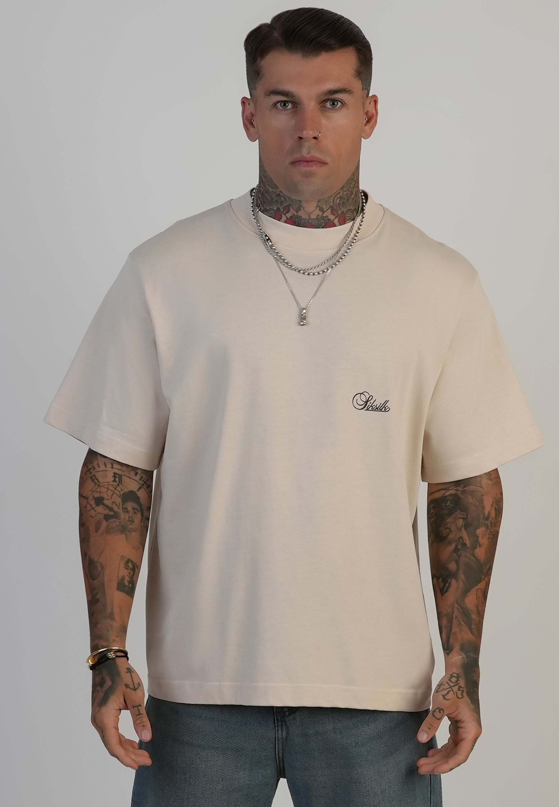 Siksilk T-Shirt »Siksilk T-Shirt Oversized T-Shirt«