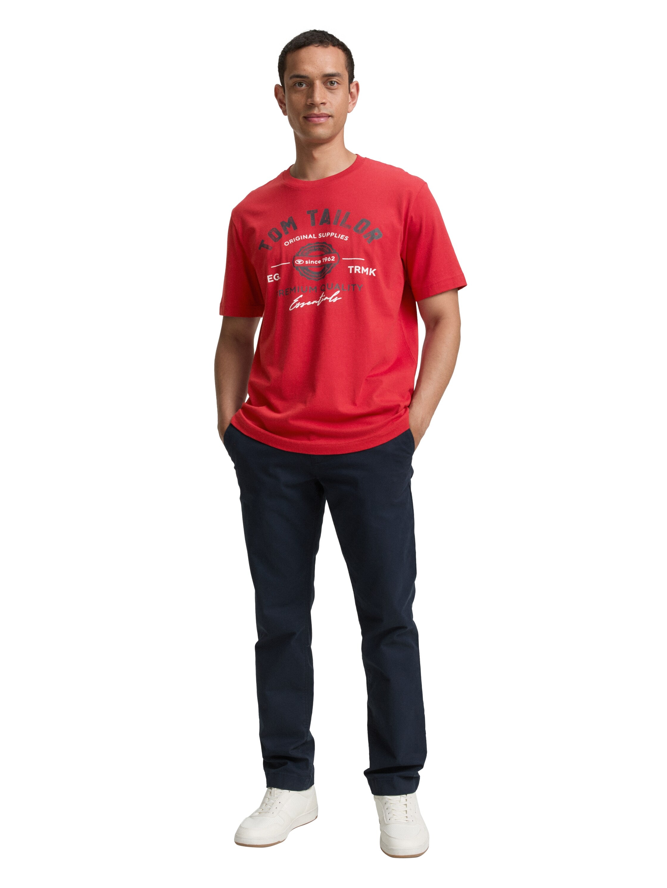TOM TAILOR T-Shirt, mit grossem Logofrontprint